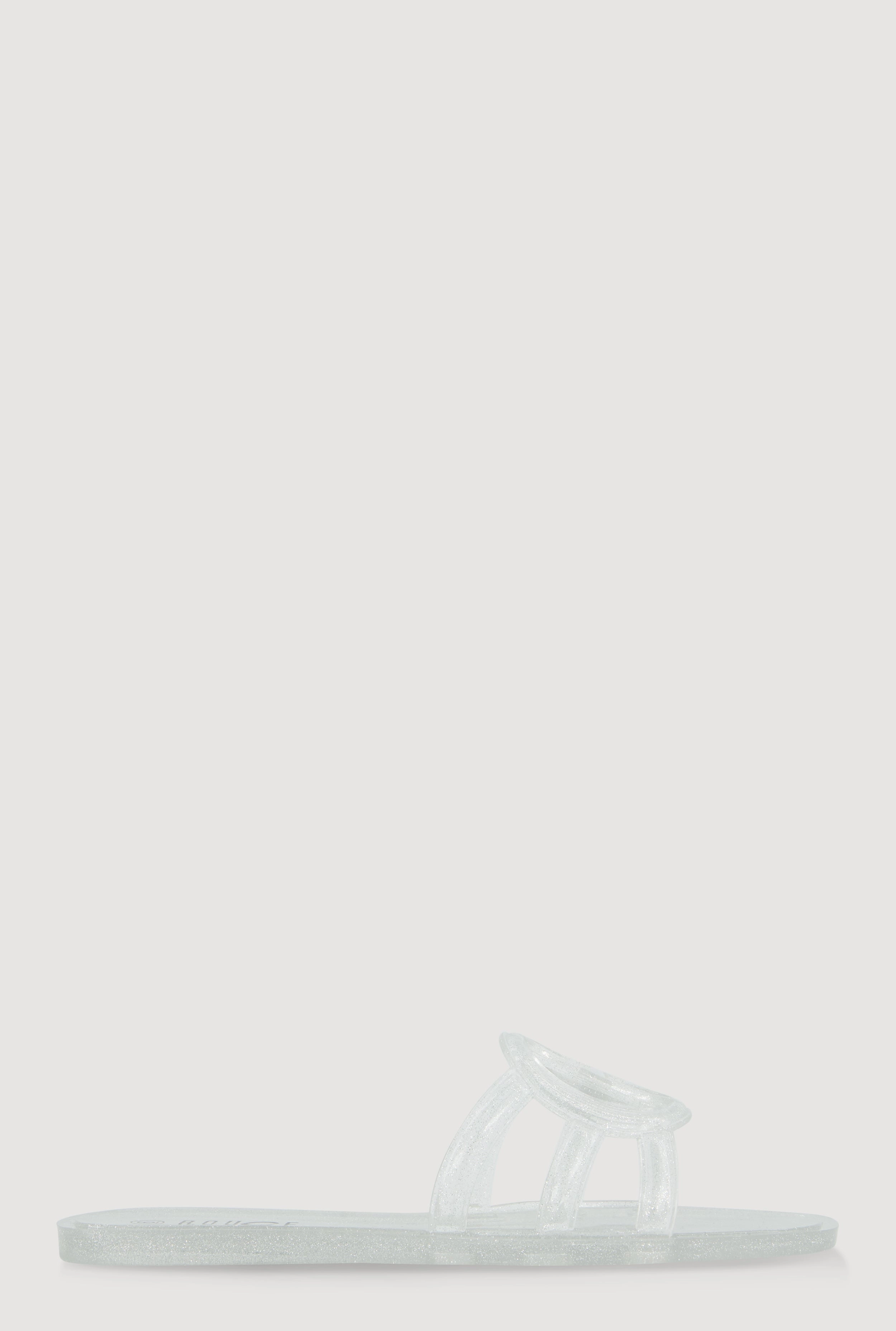 Cut Out Band Jelly Slide Sandals