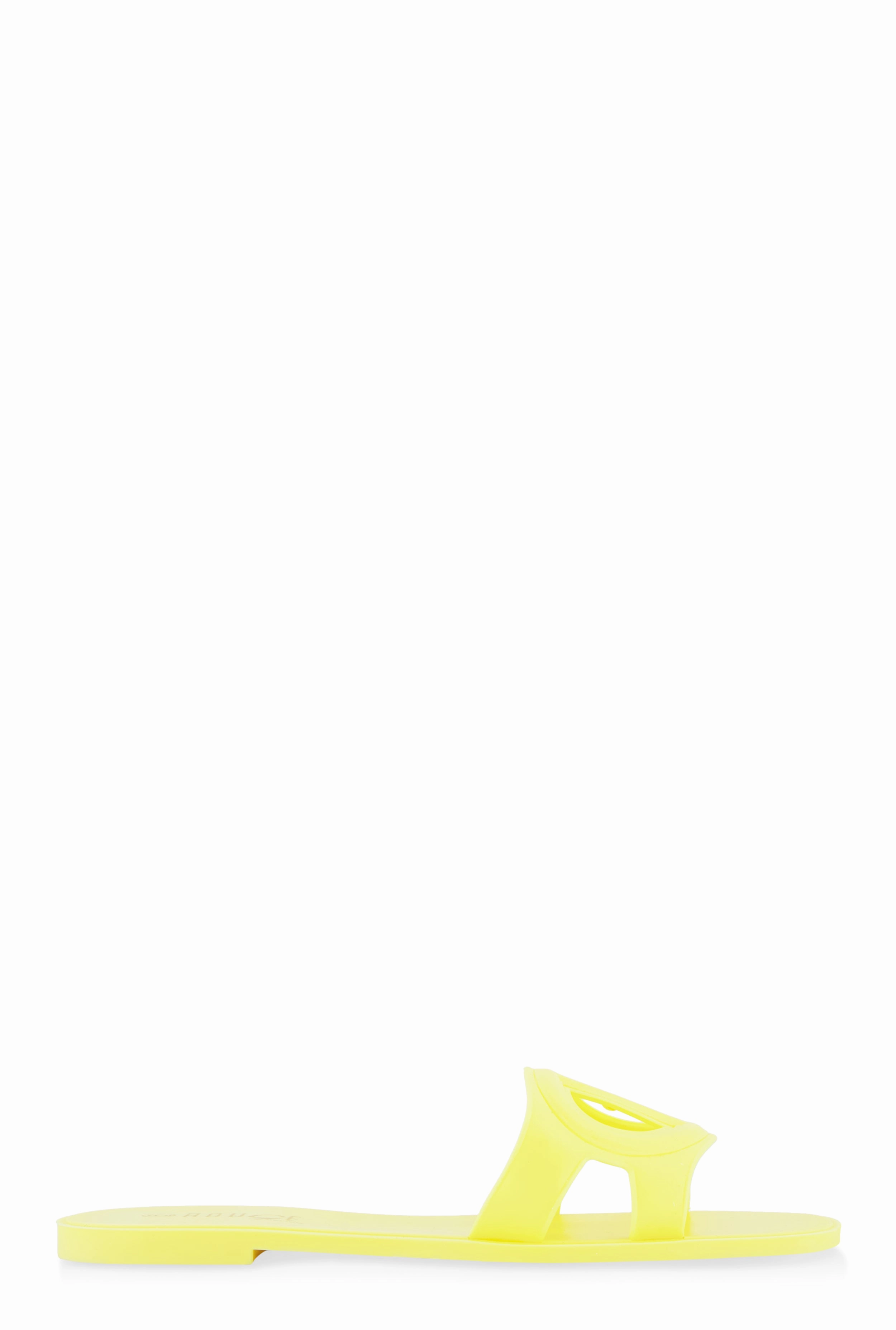 Cut Out Band Open Toe Slide Sandals