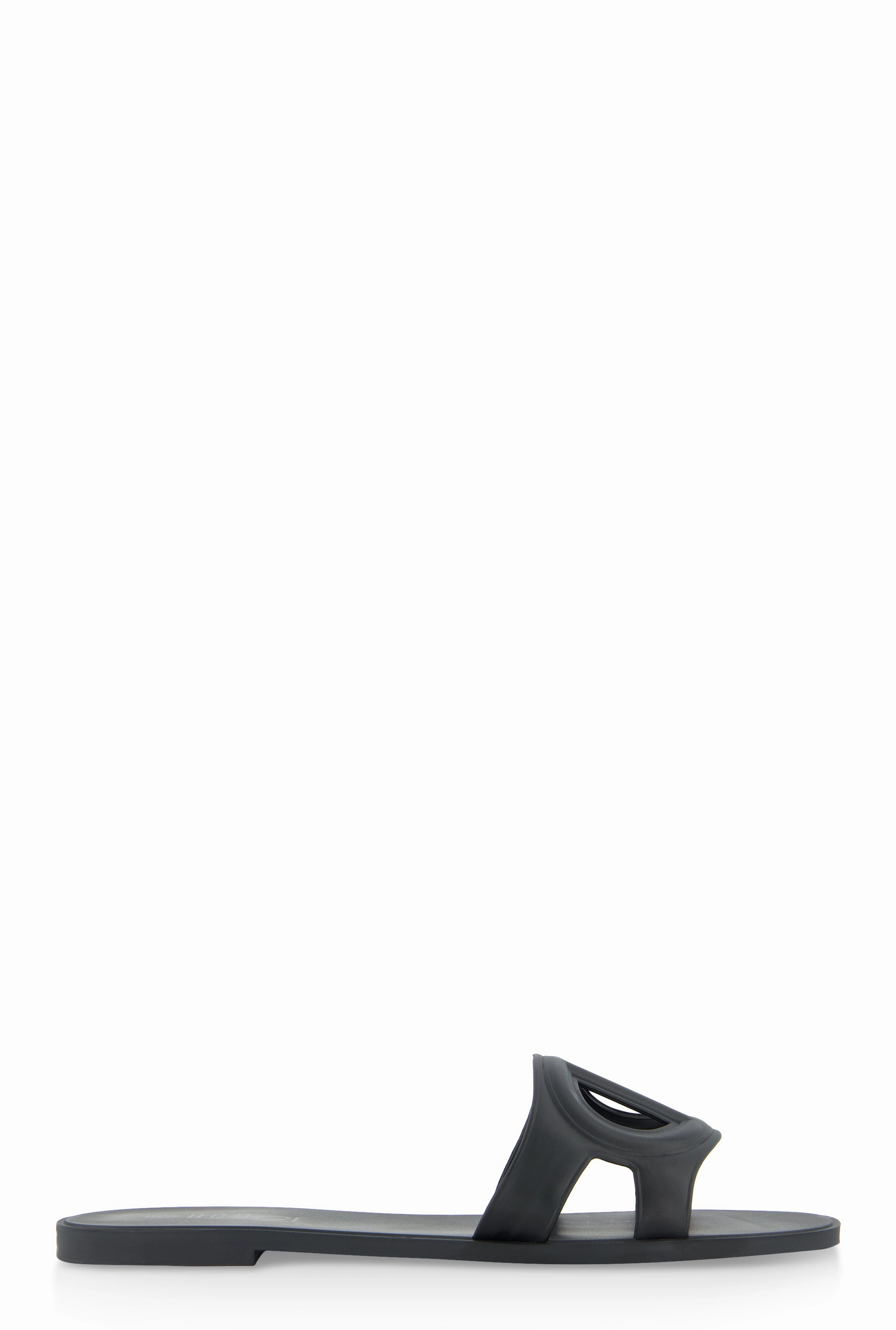Cut Out Band Open Toe Slide Sandals