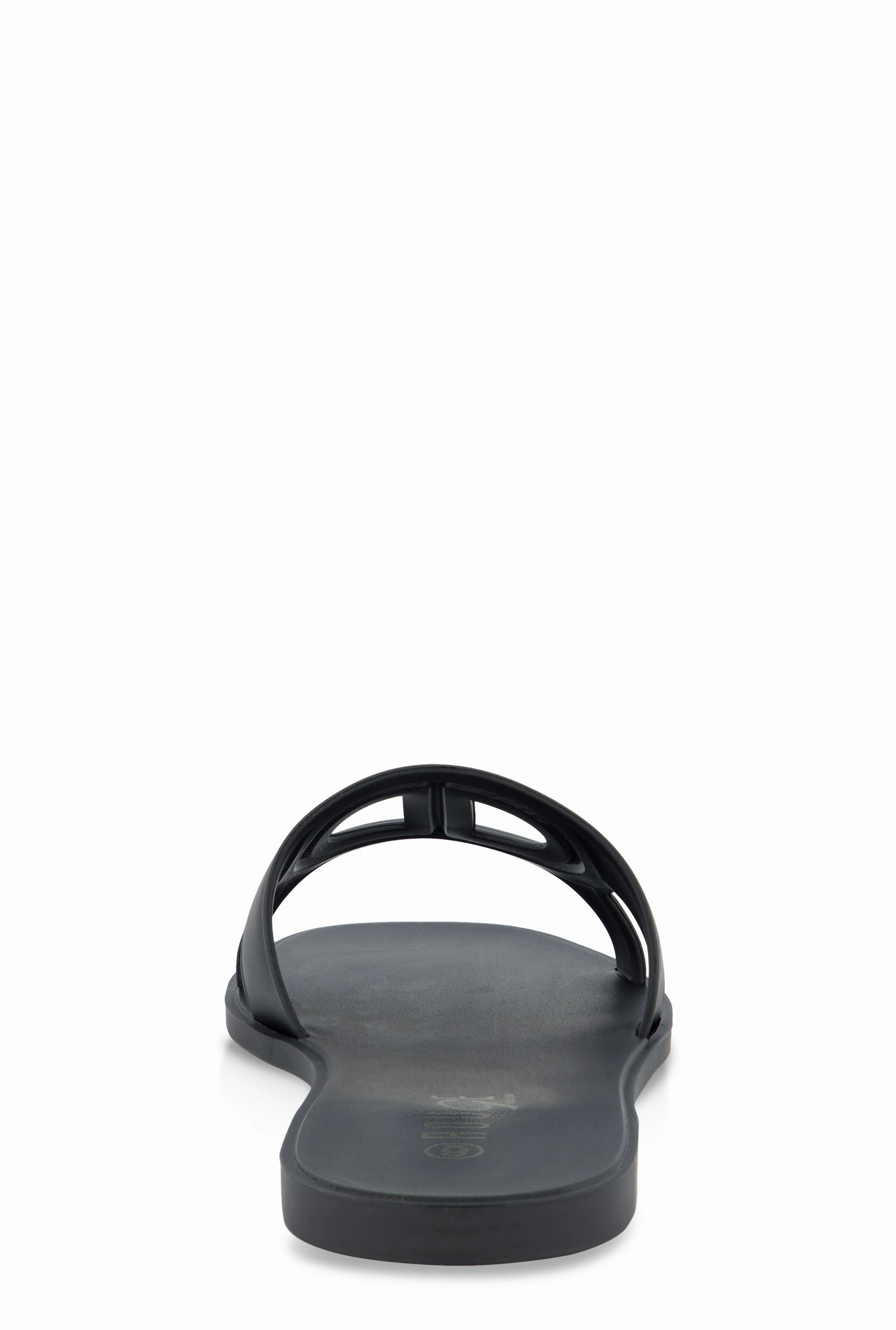 Cut Out Band Open Toe Slide Sandals