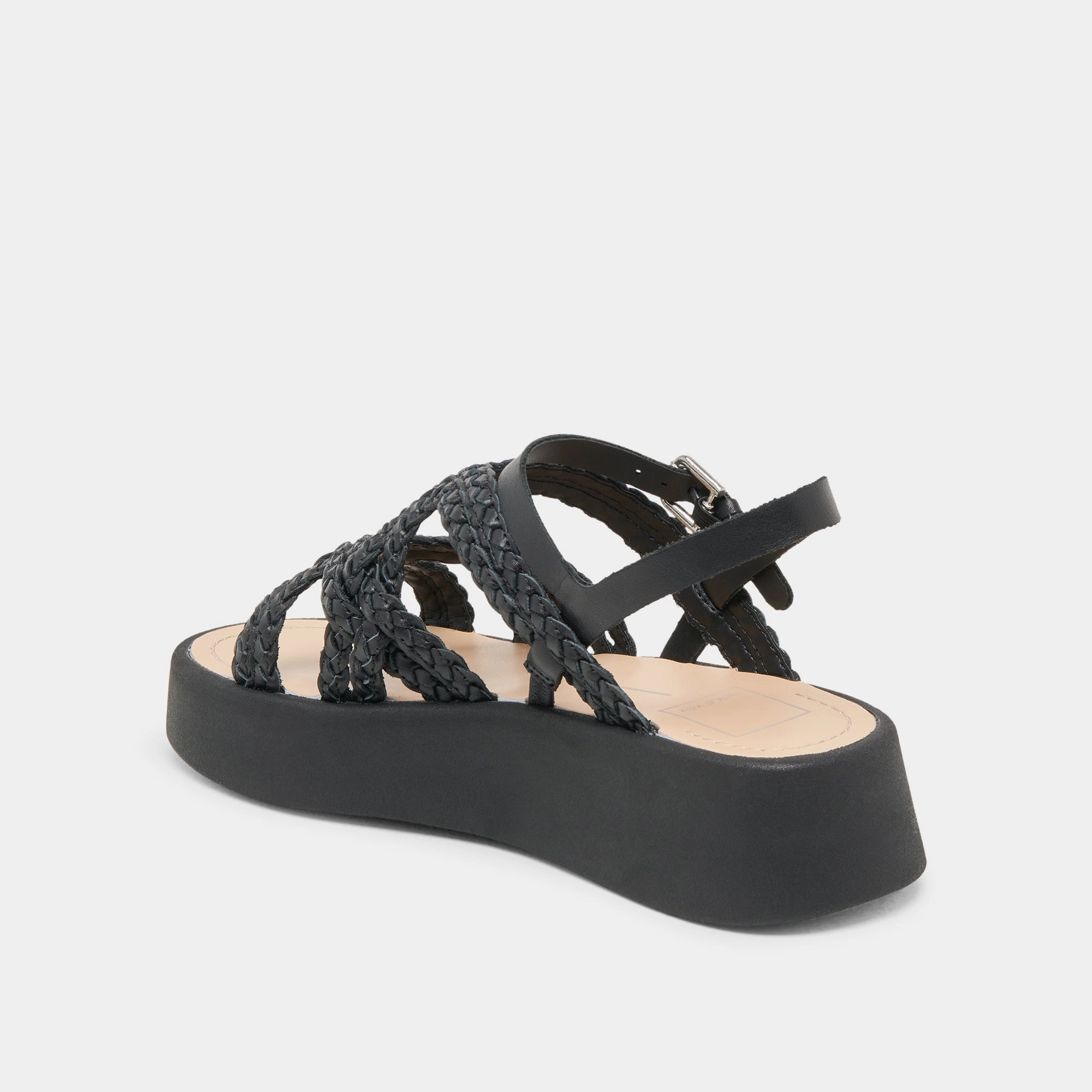 GATSBY SANDALS BLACK LEATHER