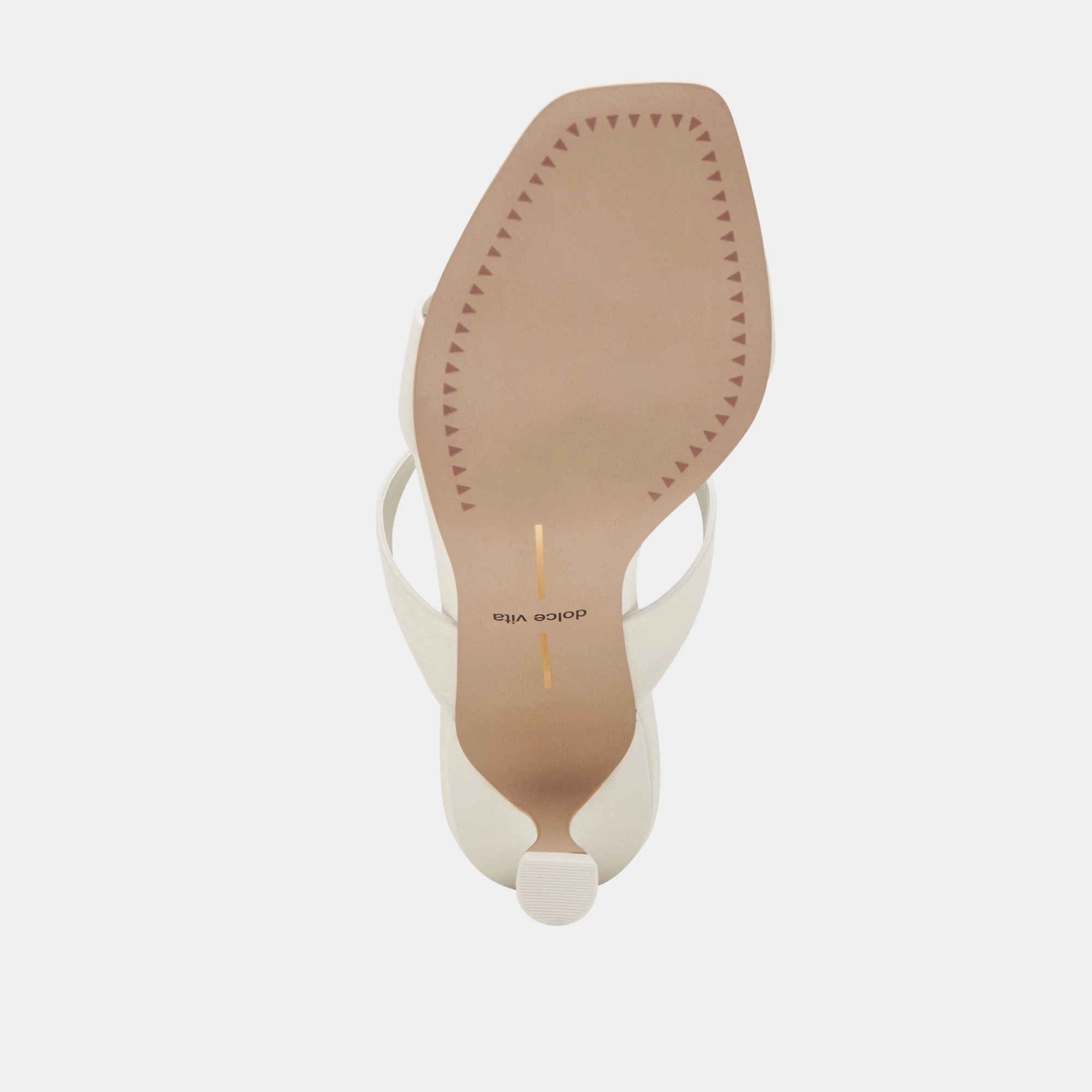 GENORA WIDE HEELS WHITE LEATHER
