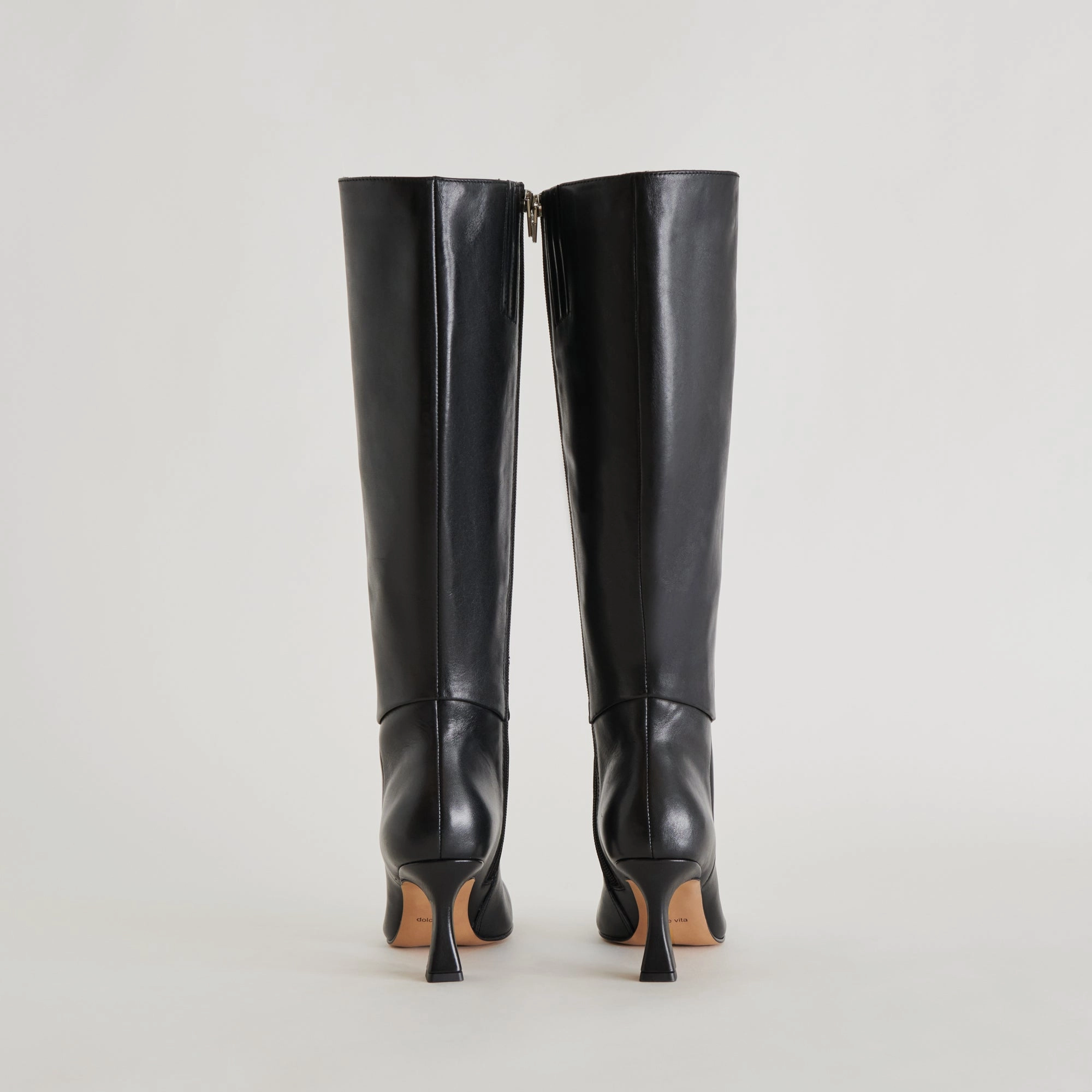 GYRA EXTRA WIDE CALF BOOTS BLACK LEATHER