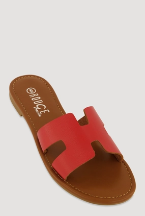 H Band Slide Sandals