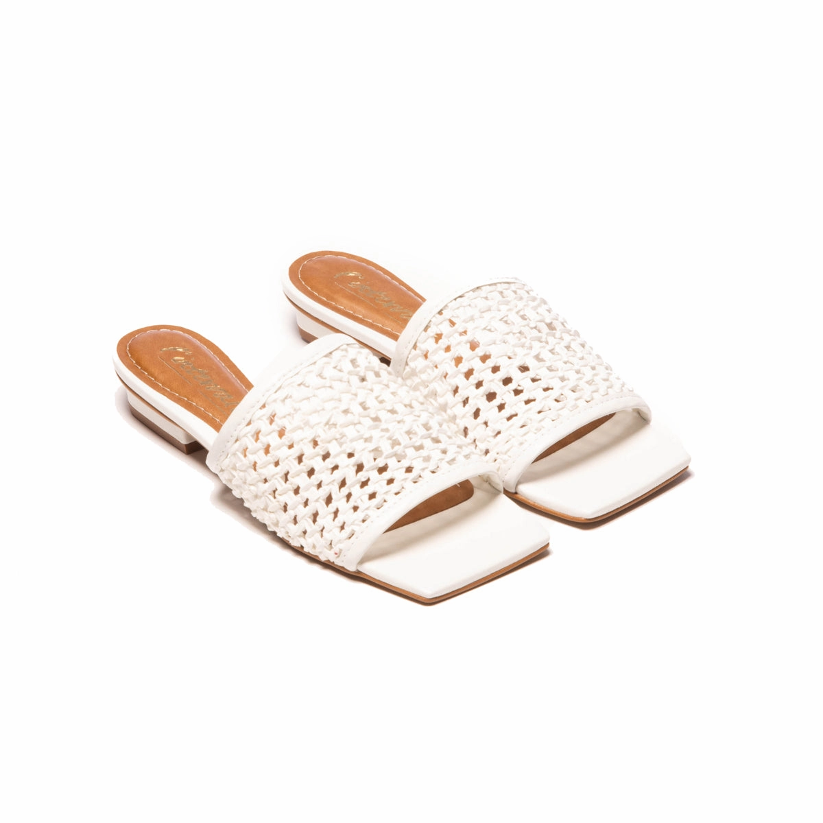 Hibiscus White Leather