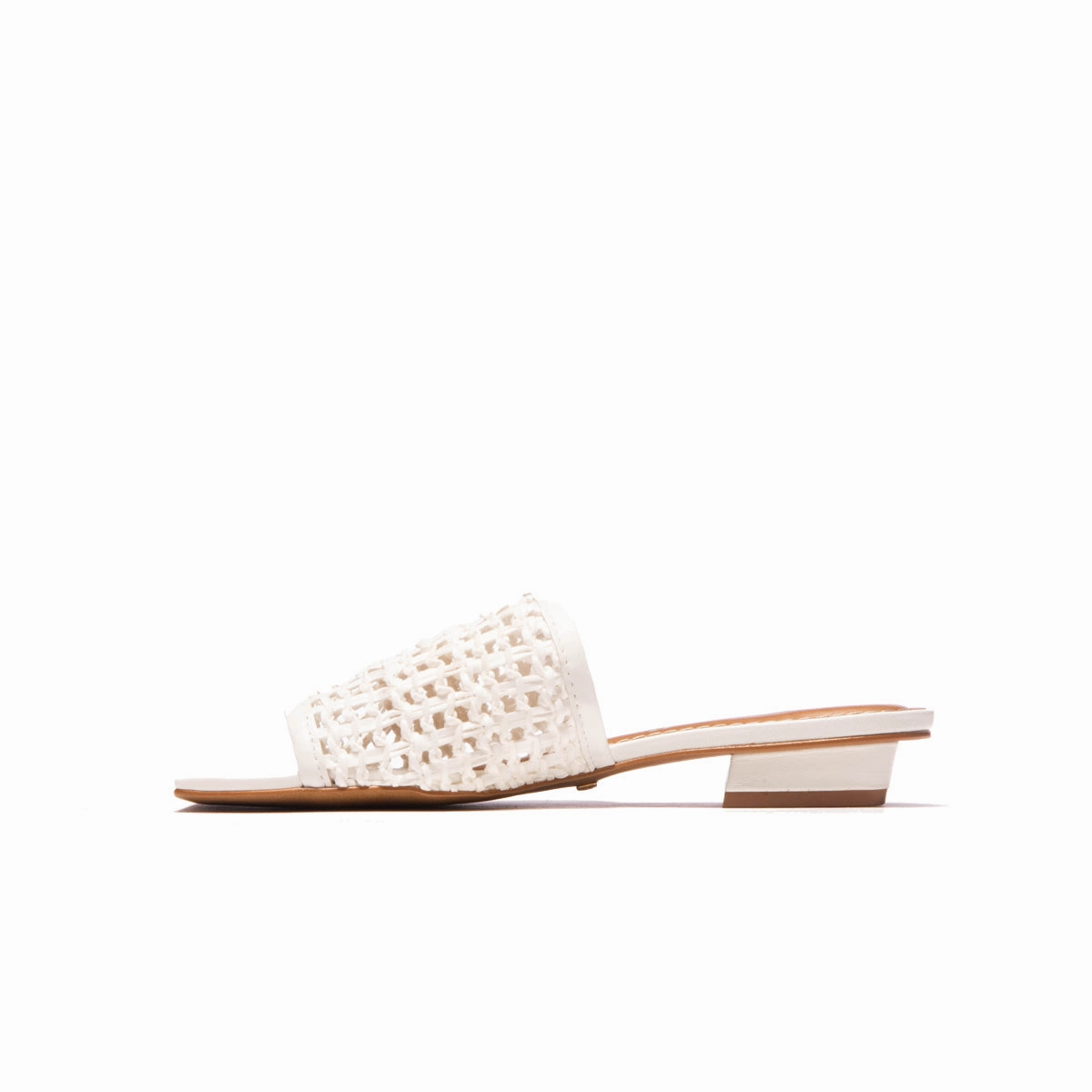 Hibiscus White Leather