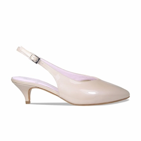 India: Pale Taupe Patent Leather