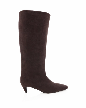 JOVIE  - DARK CACAO SUEDE