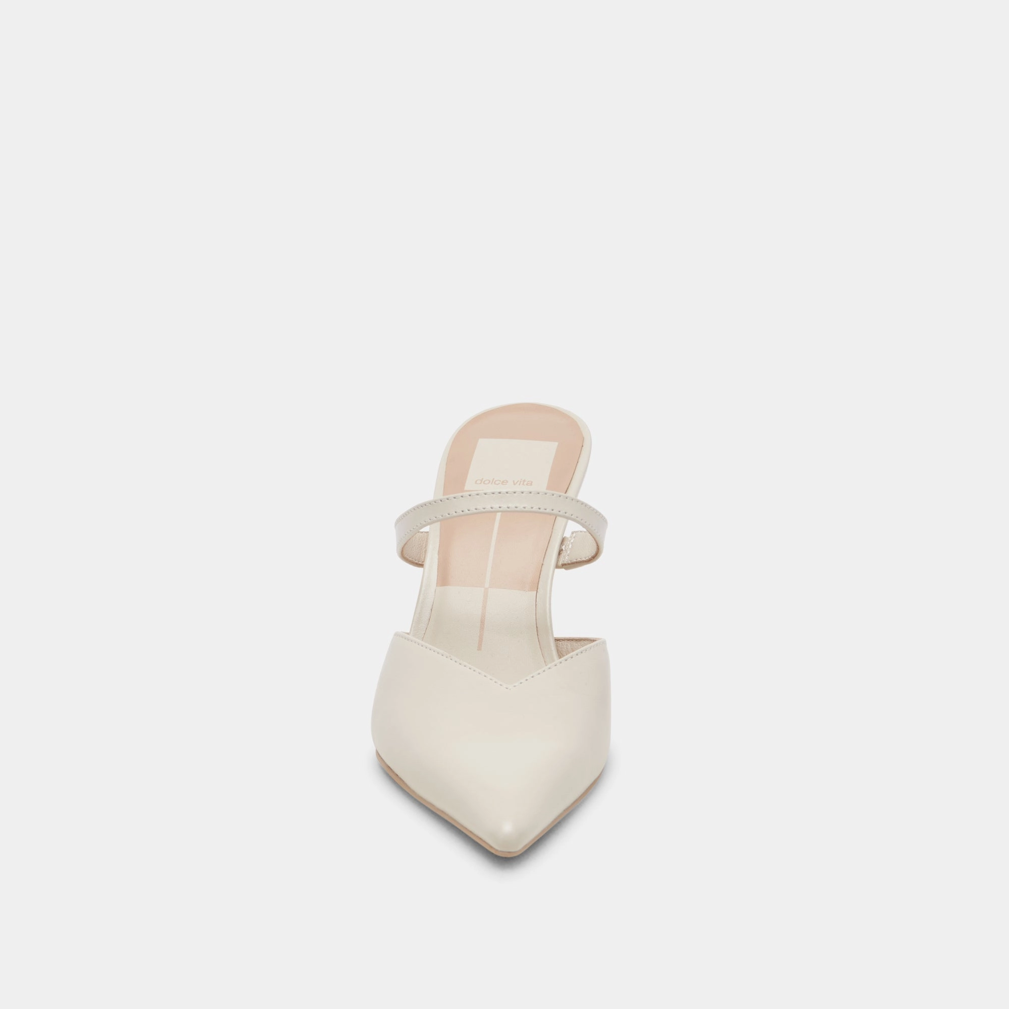 KANIKA HEELS WHITE CRINKLE PATENT - re:vita