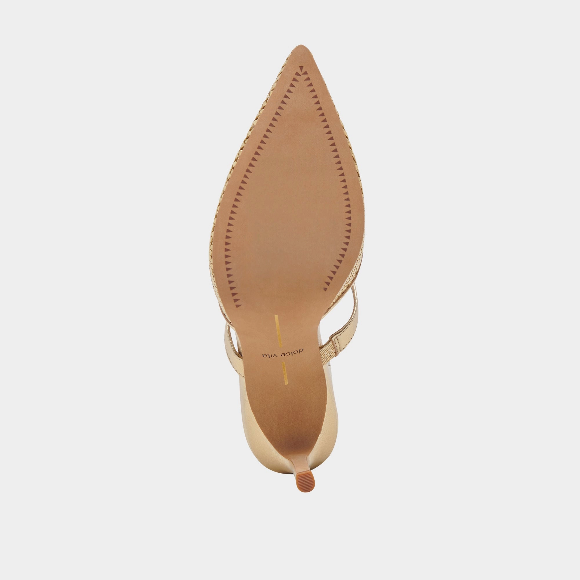 KANIKA MESH HEELS GOLD METALLIC MESH