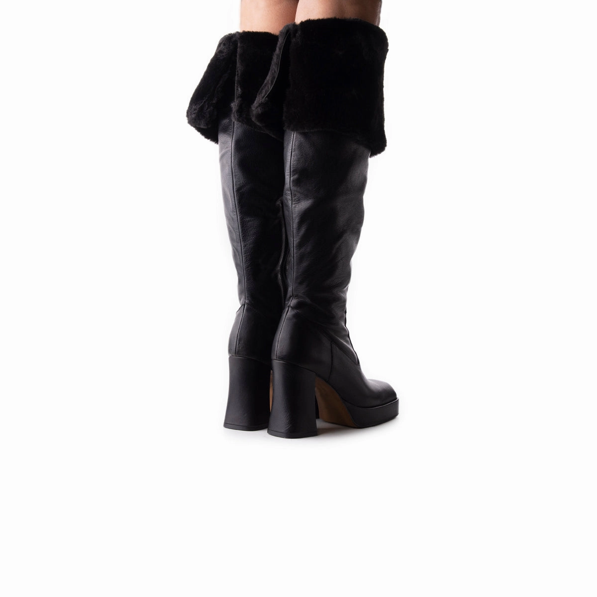 Kelani Black Leather