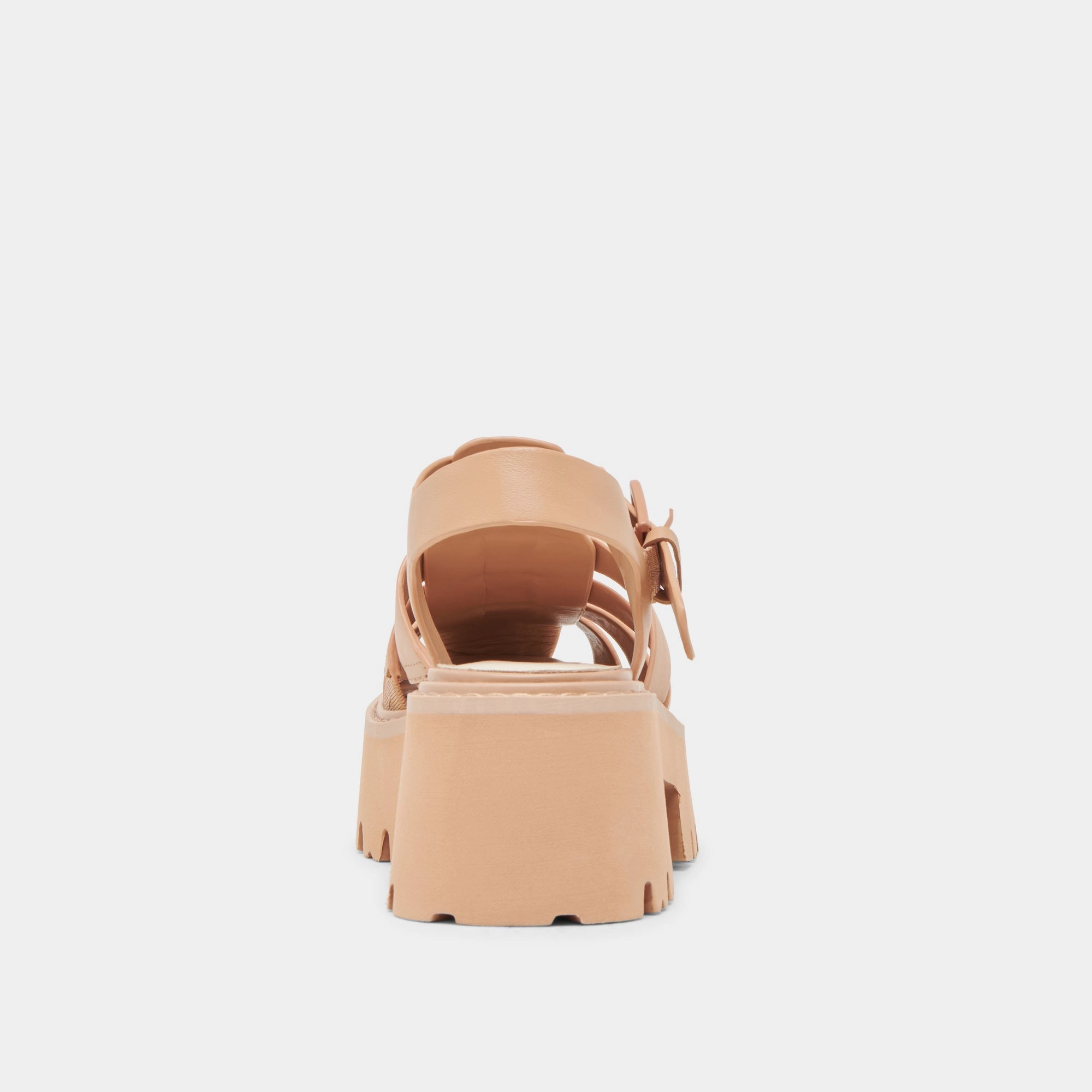 LASLY TONAL SANDALS CAFE LEATHER