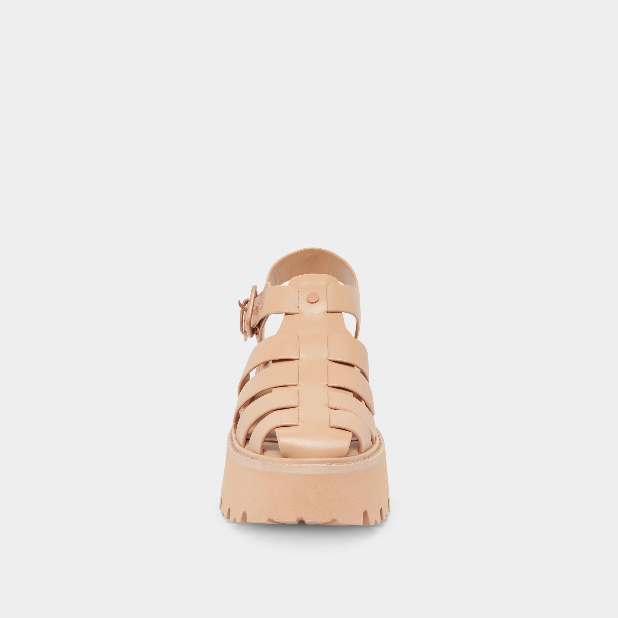 LASLY TONAL SANDALS CAFE LEATHER