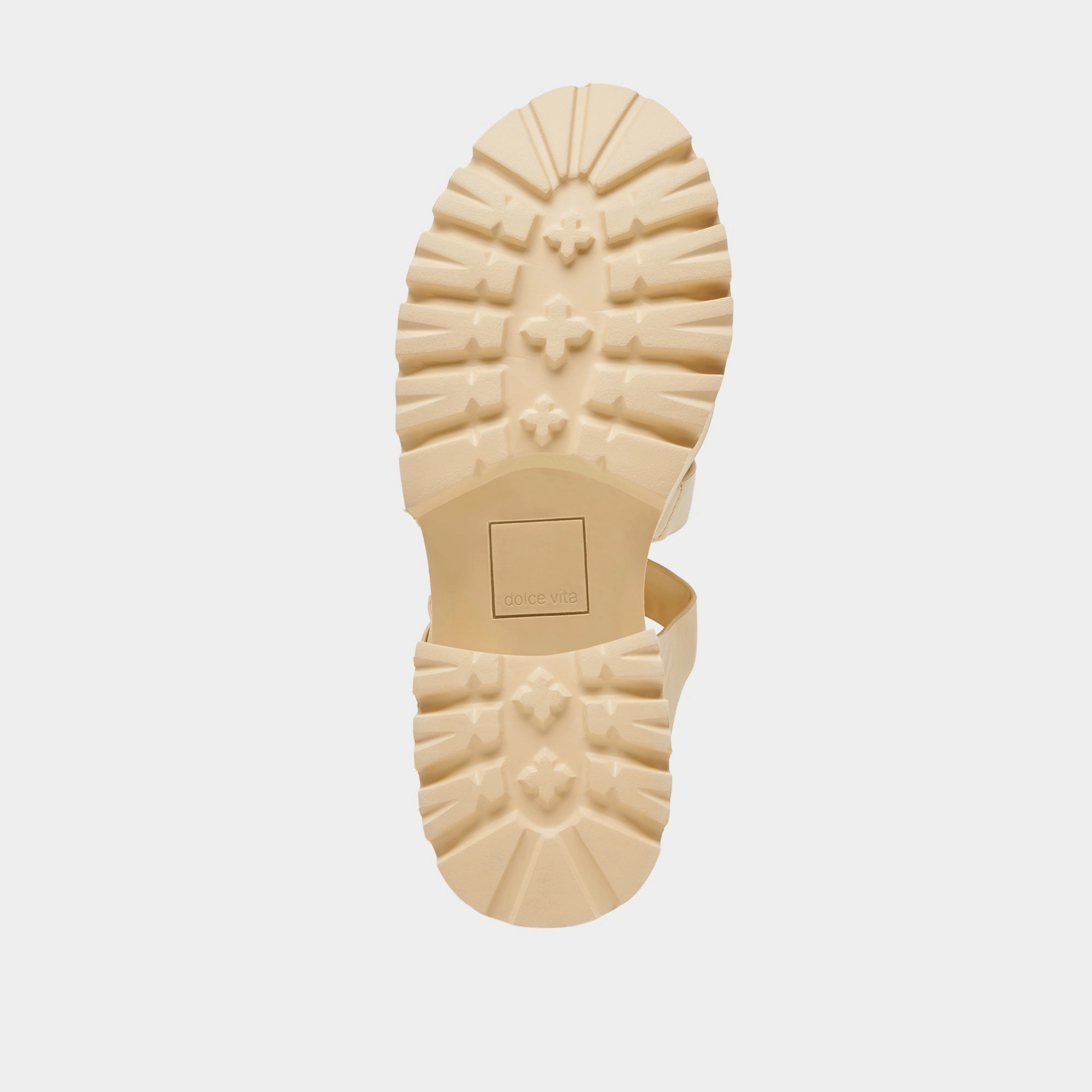 LASLY TONAL SANDALS LIGHT YELLOW LEATHER