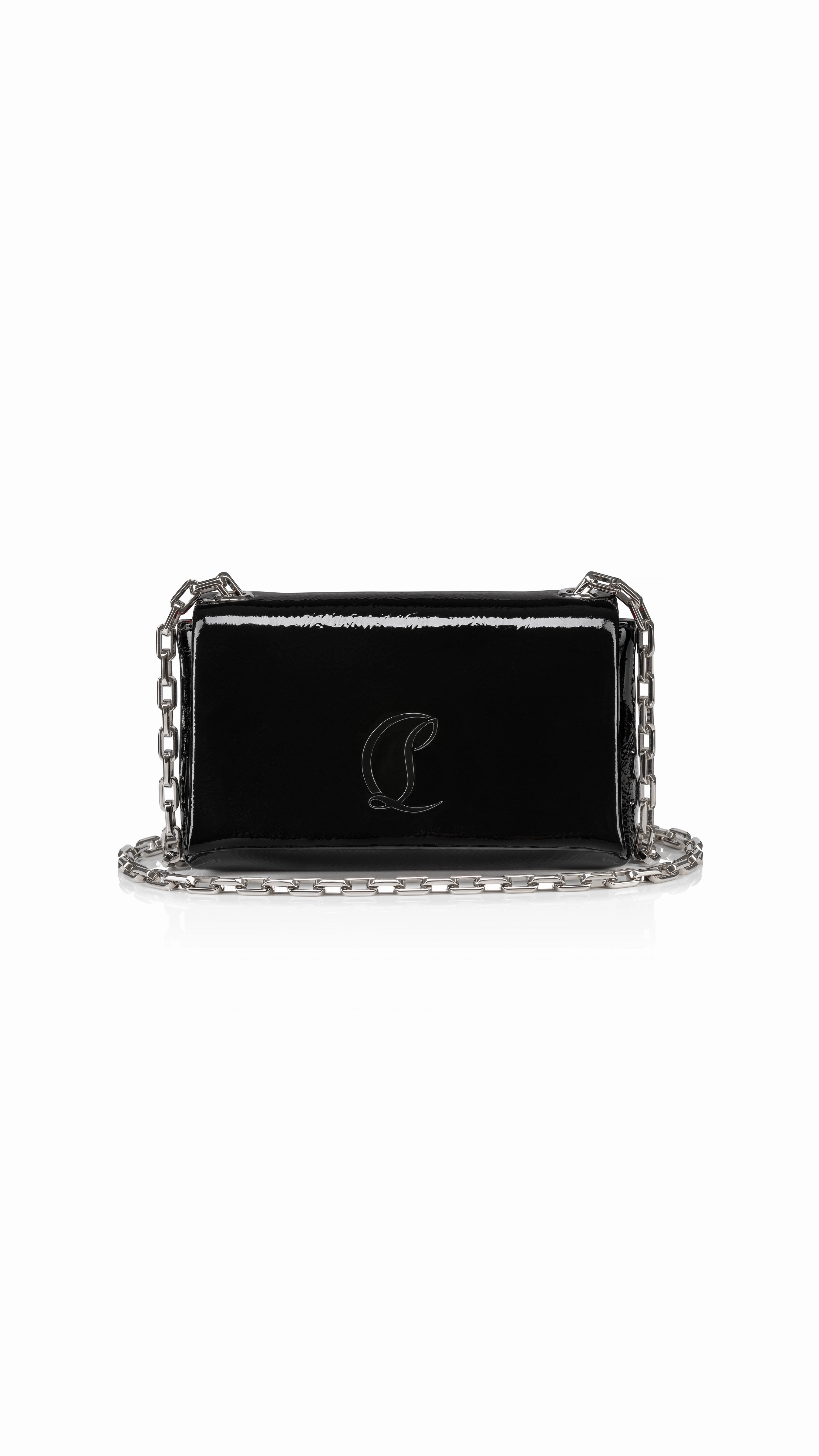 Loubi54 Patent Leather Cross-Body Bag - Black
