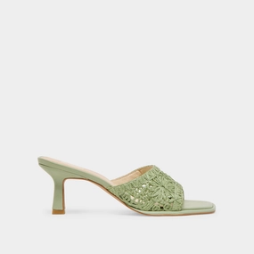 MAYLAH HEELS SAGE MACRAME