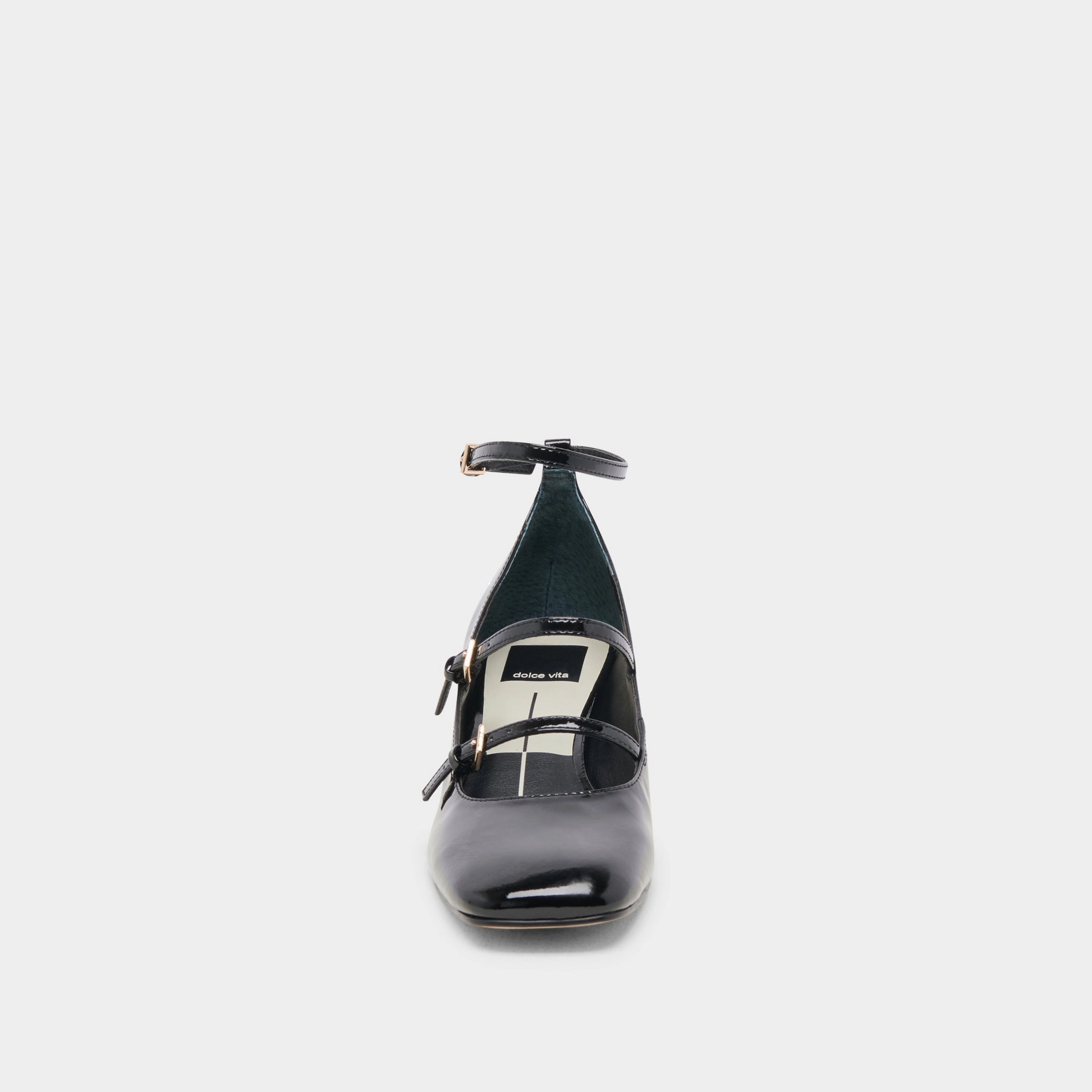 MEADOW HEELS MIDNIGHT PATENT LEATHER - re:vita