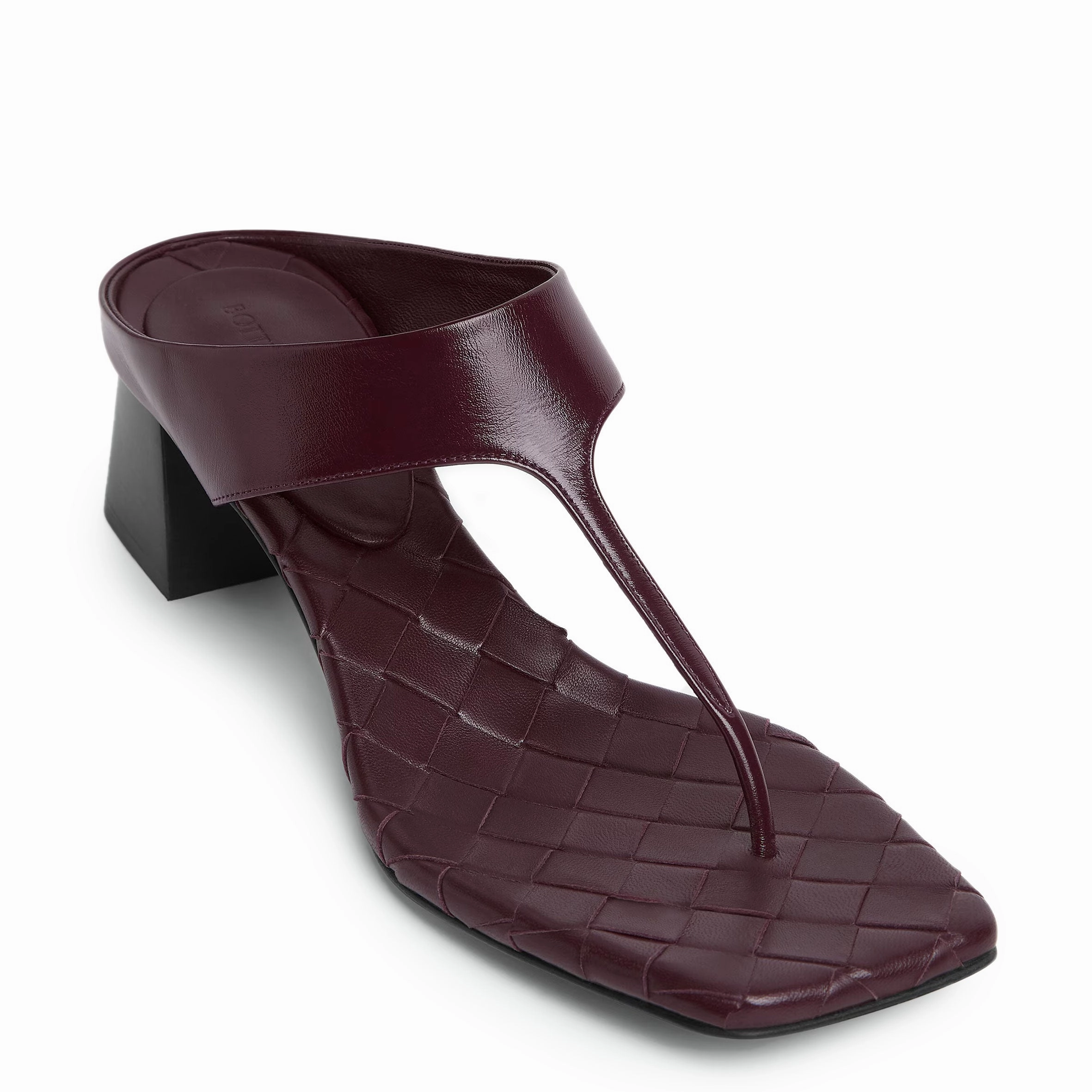 Mirella Thong Sandal 45, Dark Barolo