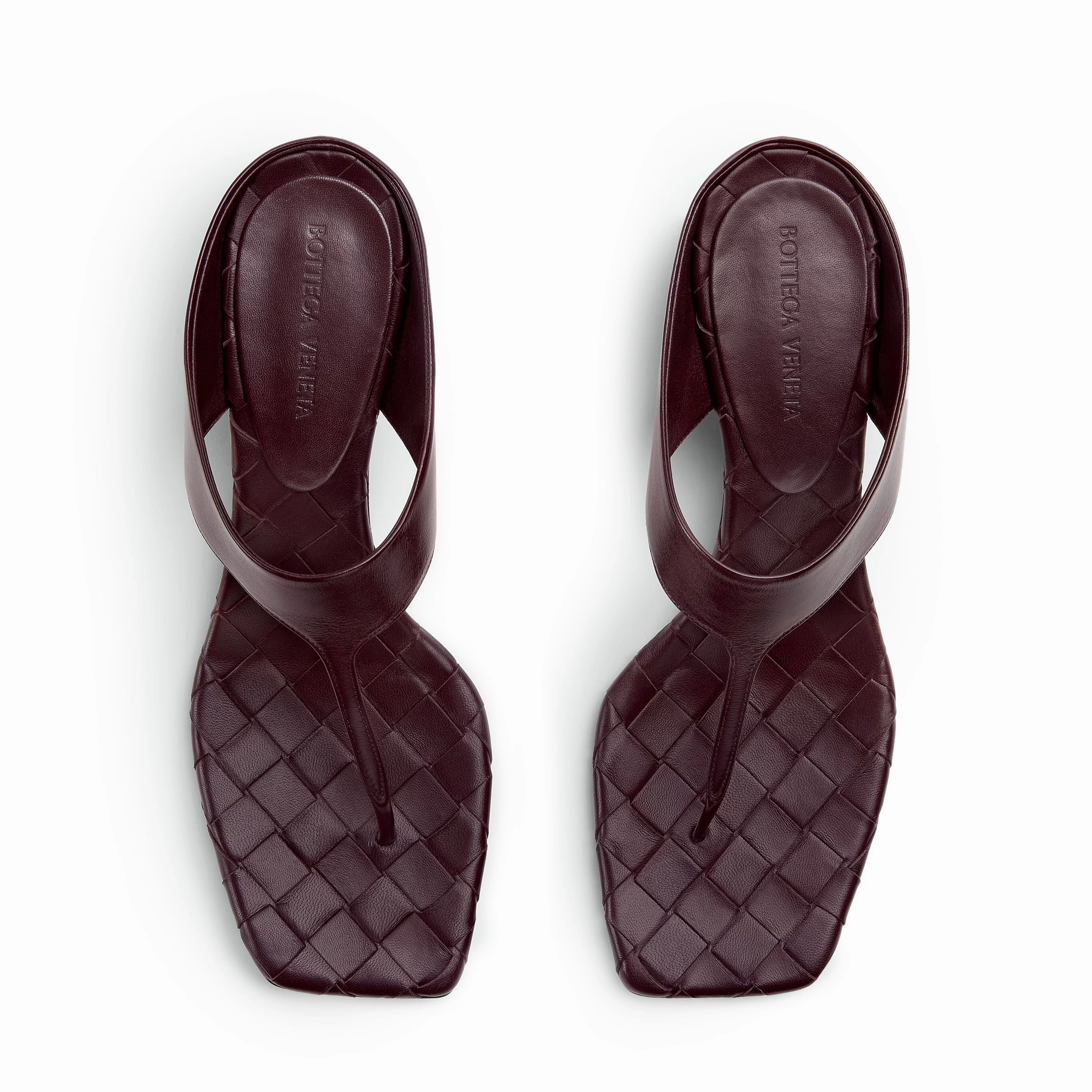 Mirella Thong Sandal 45, Dark Barolo