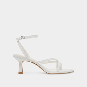 MORAH HEELS TRUE WHITE LEATHER