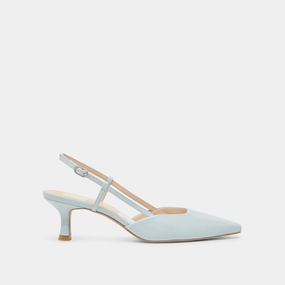 ODELA HEELS ICE BLUE LEATHER