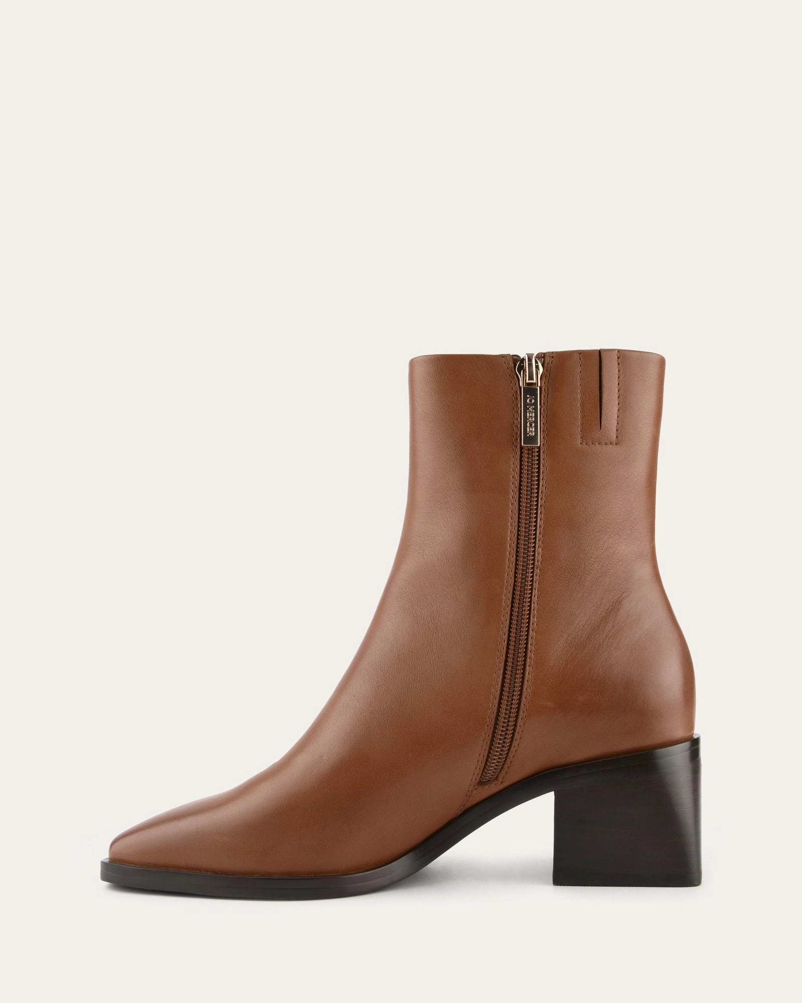 QUADE MID ANKLE BOOTS TRUE TAN LEATHER