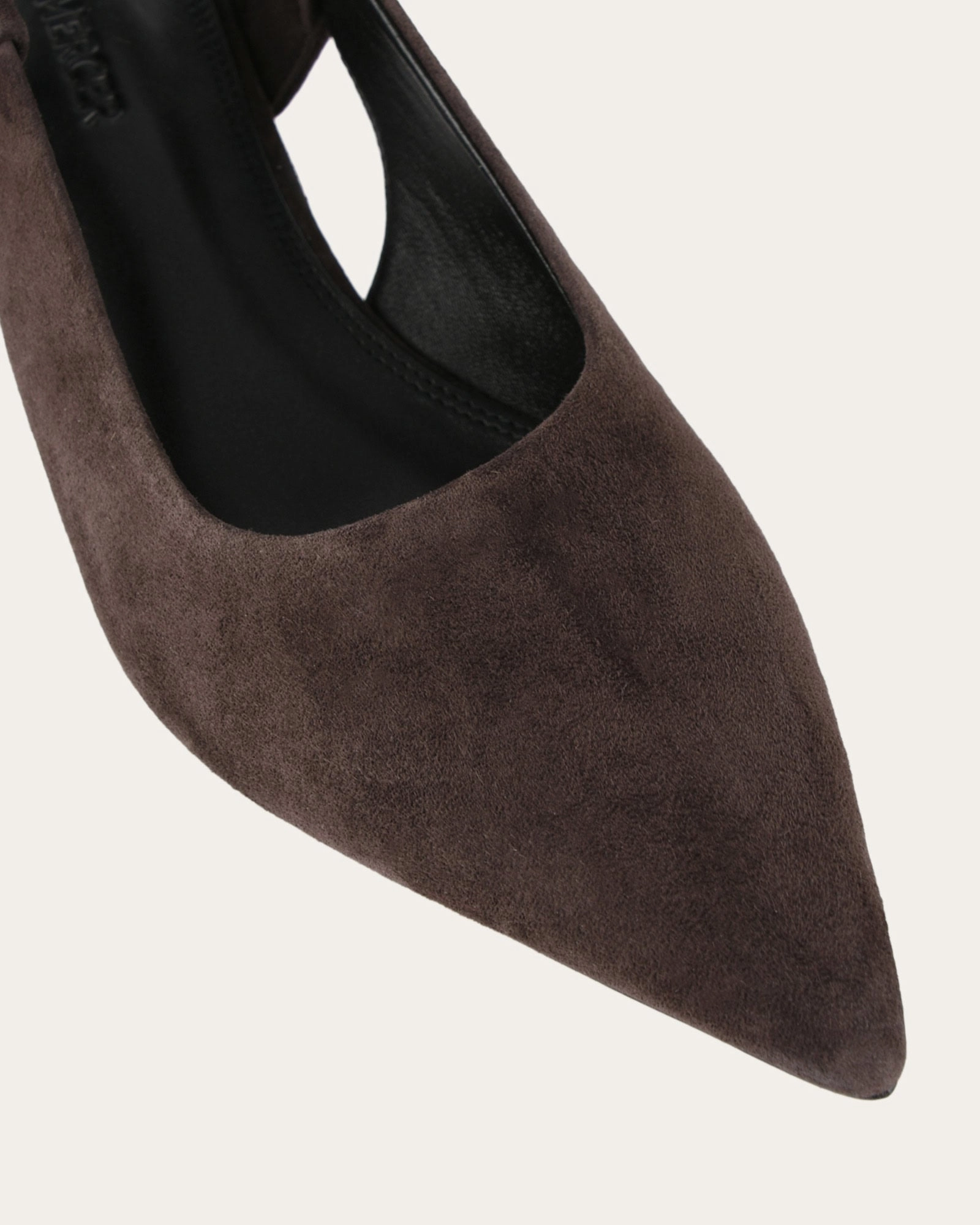ROSA LOW HEELS BITTER CHOC SUEDE