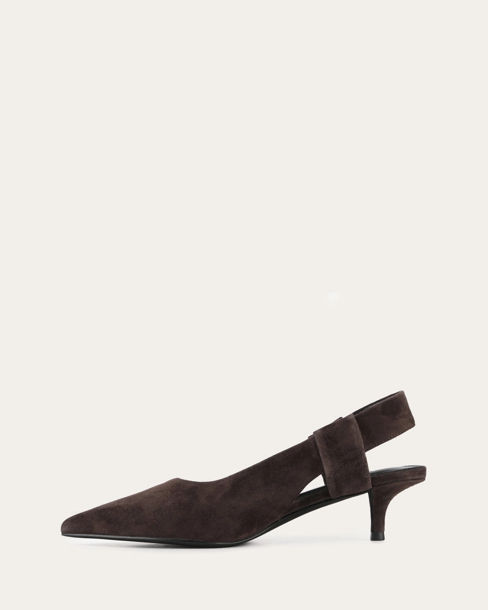 ROSA LOW HEELS BITTER CHOC SUEDE