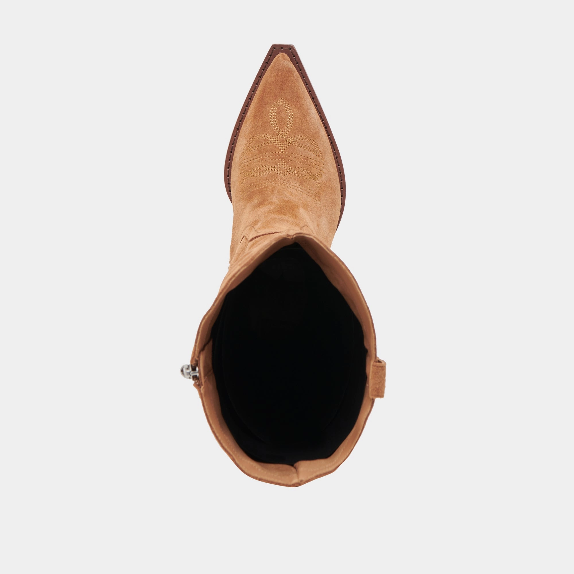 RYATT EXTRA WIDE CALF BOOTS PECAN SUEDE