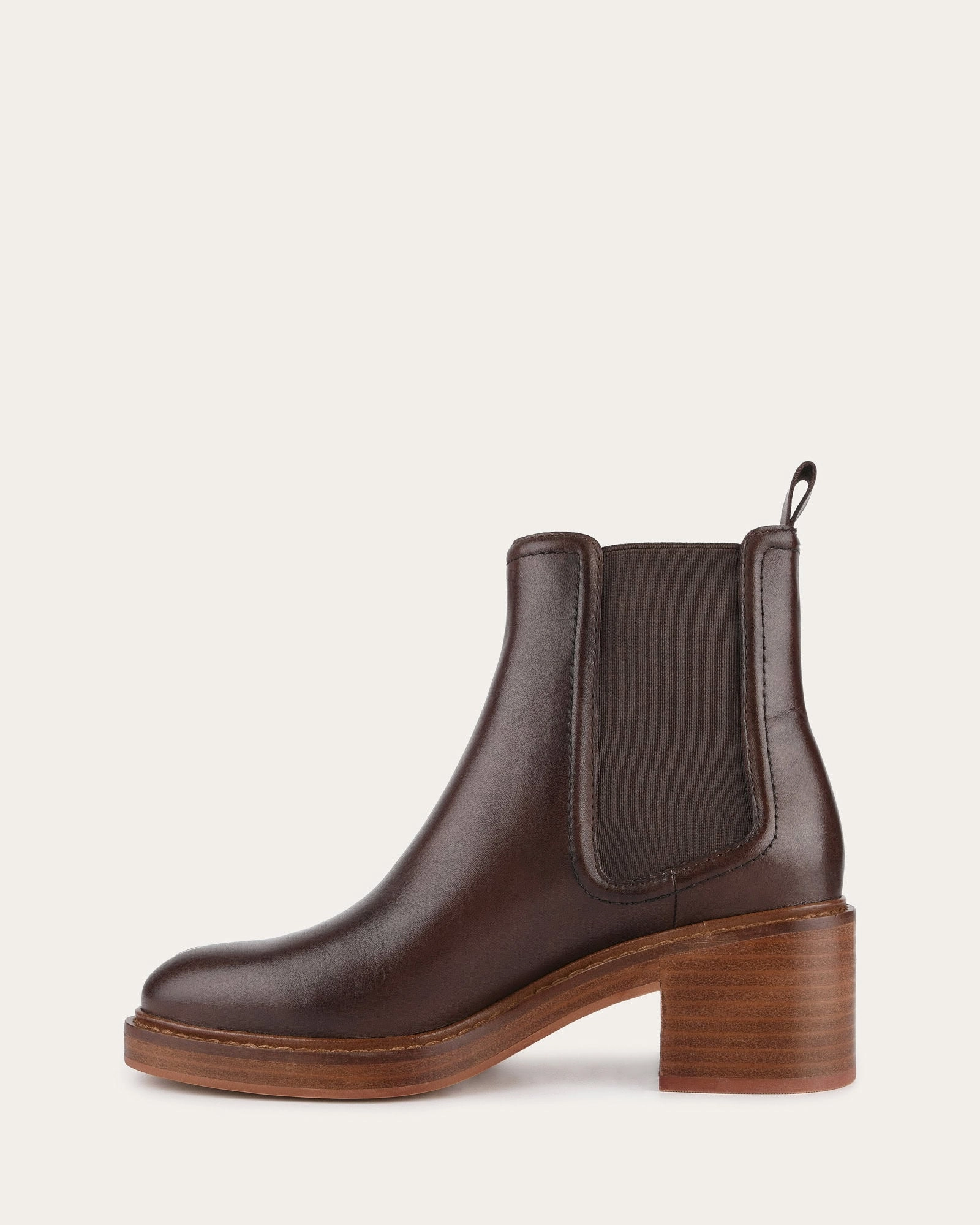 RYE MID ANKLE BOOTS CHESTNUT LEATHER