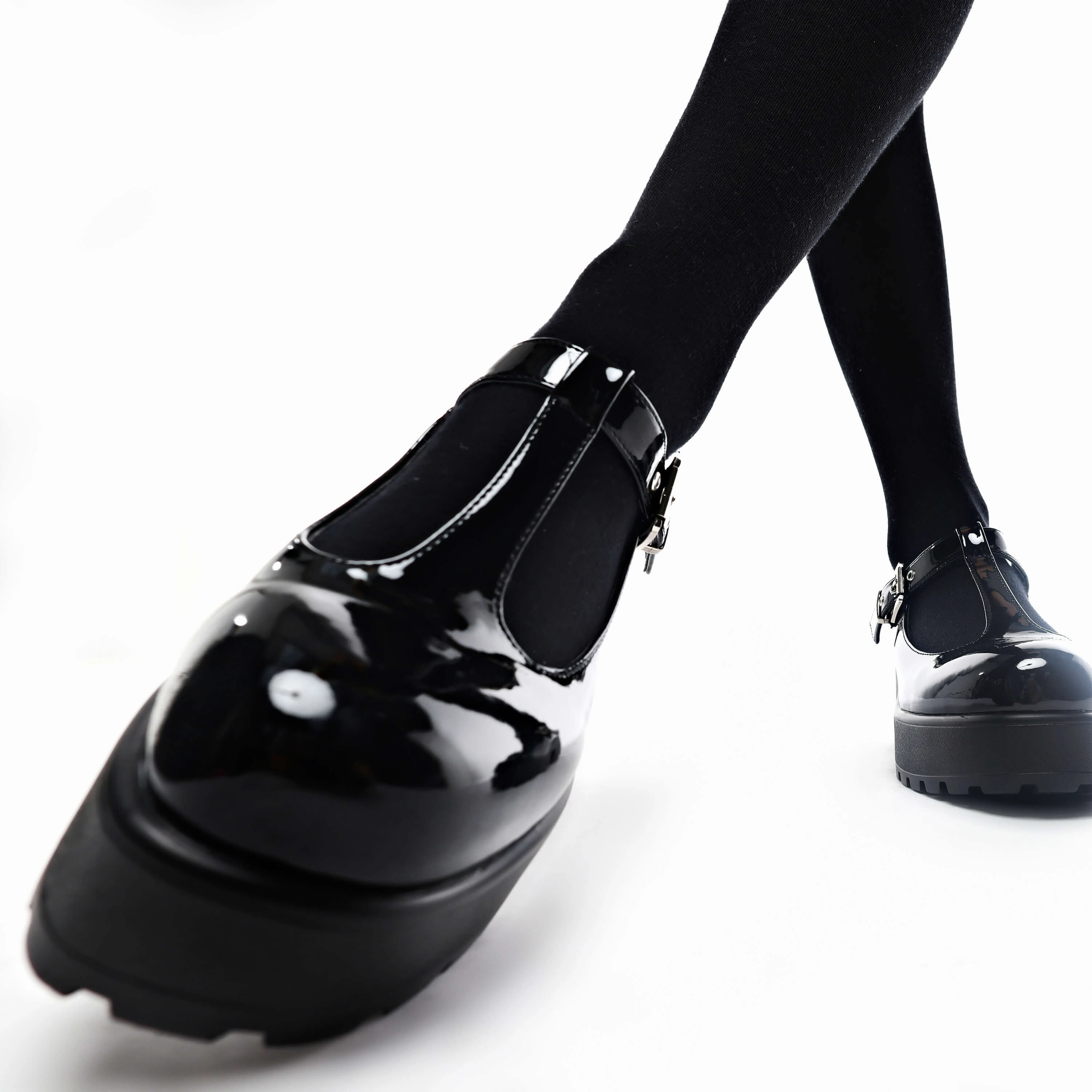 SAI Black Mary Jane Shoes 'Patent Edition'
