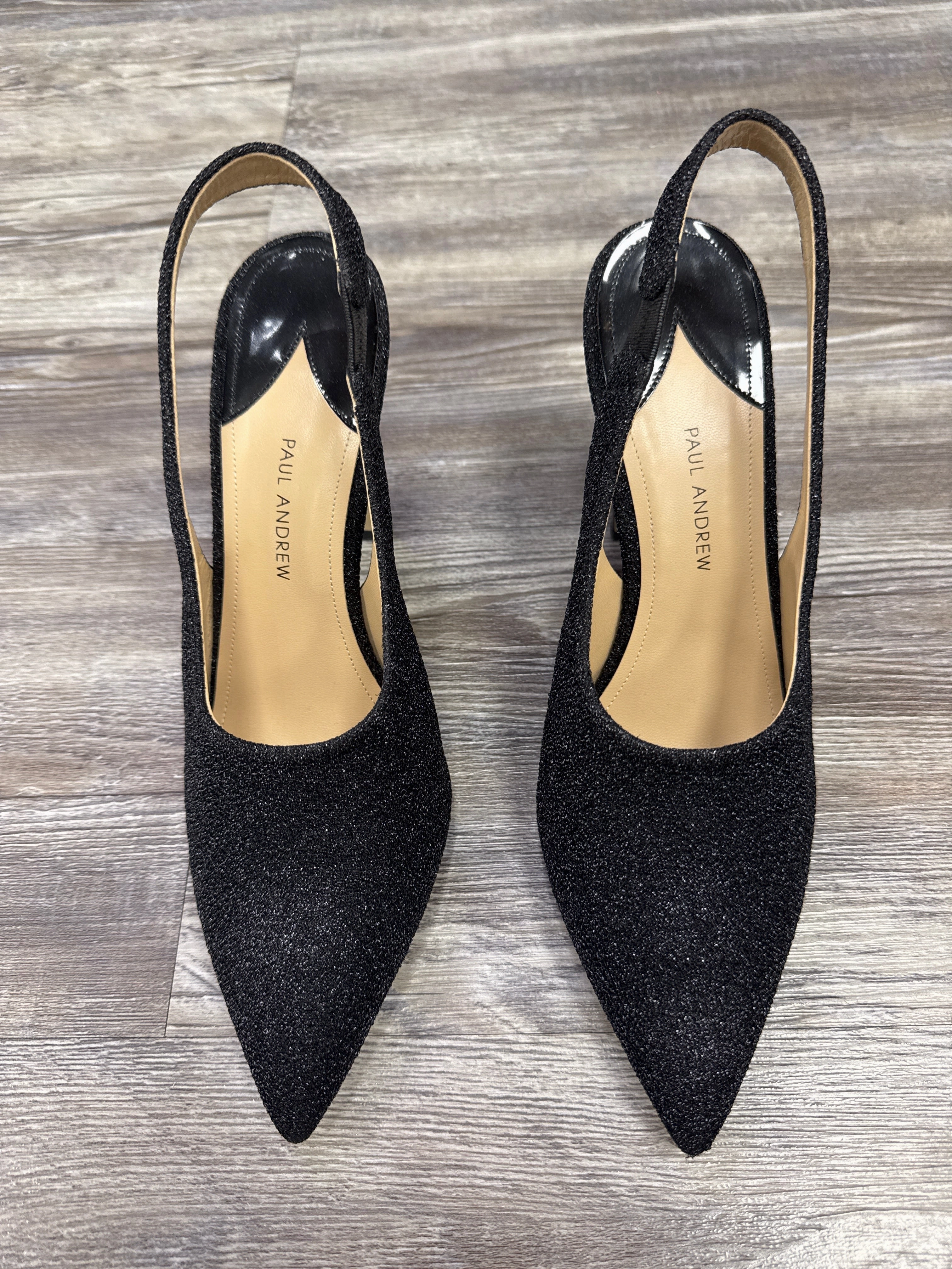 Sandals Heels Block By Cma In Black, Size: 9