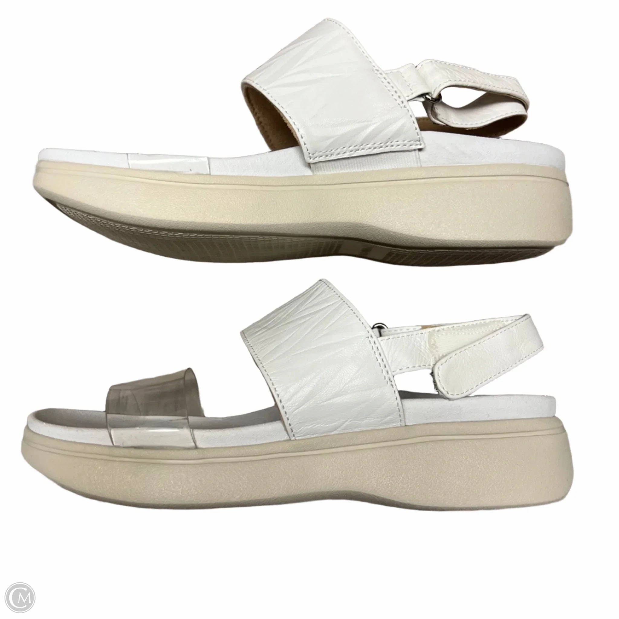 Sandals Heels Platform By Vionic In White, Size: 9