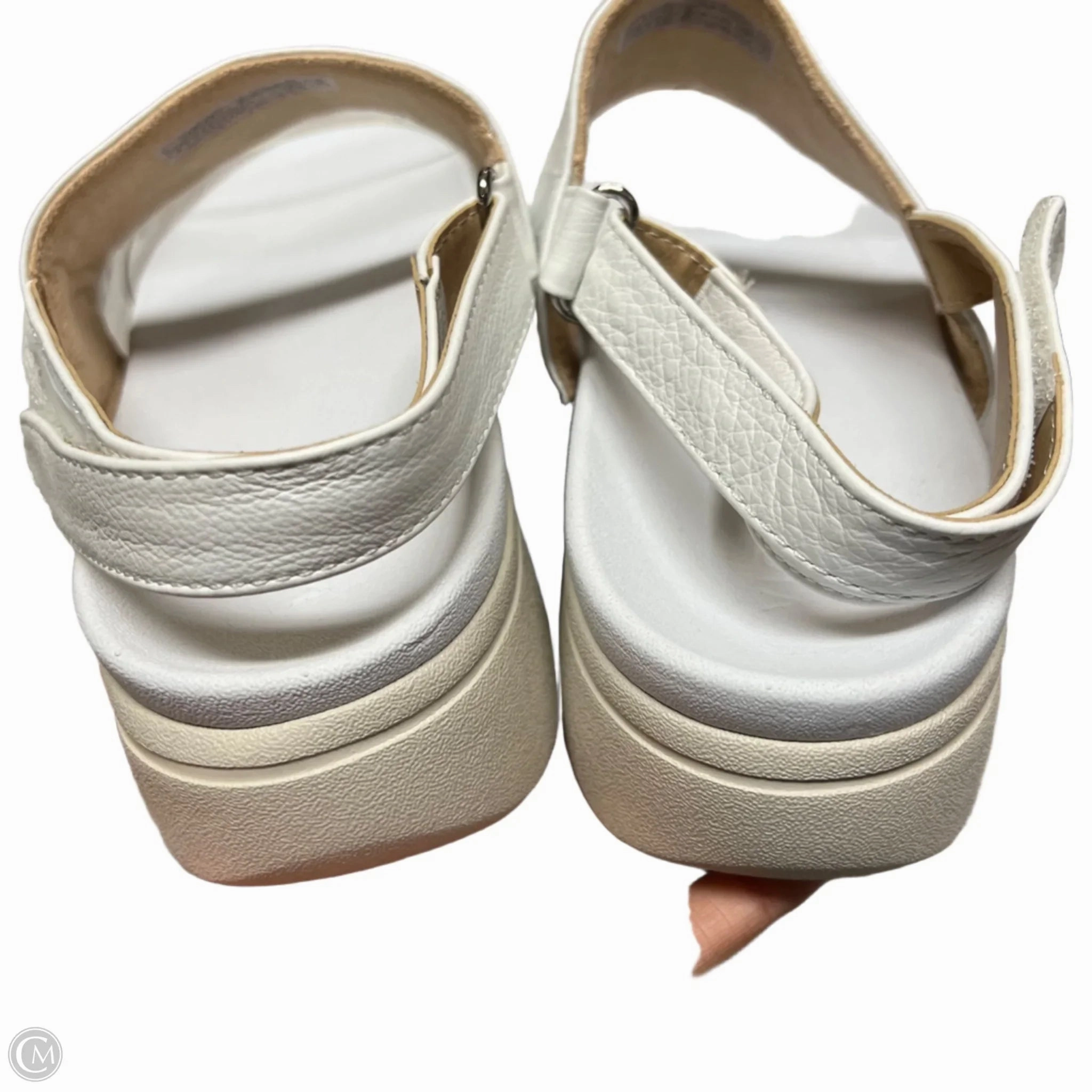 Sandals Heels Platform By Vionic In White, Size: 9