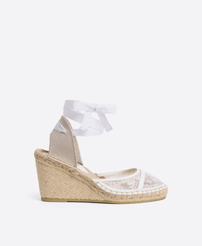 Selen 70 White Lace Wedge