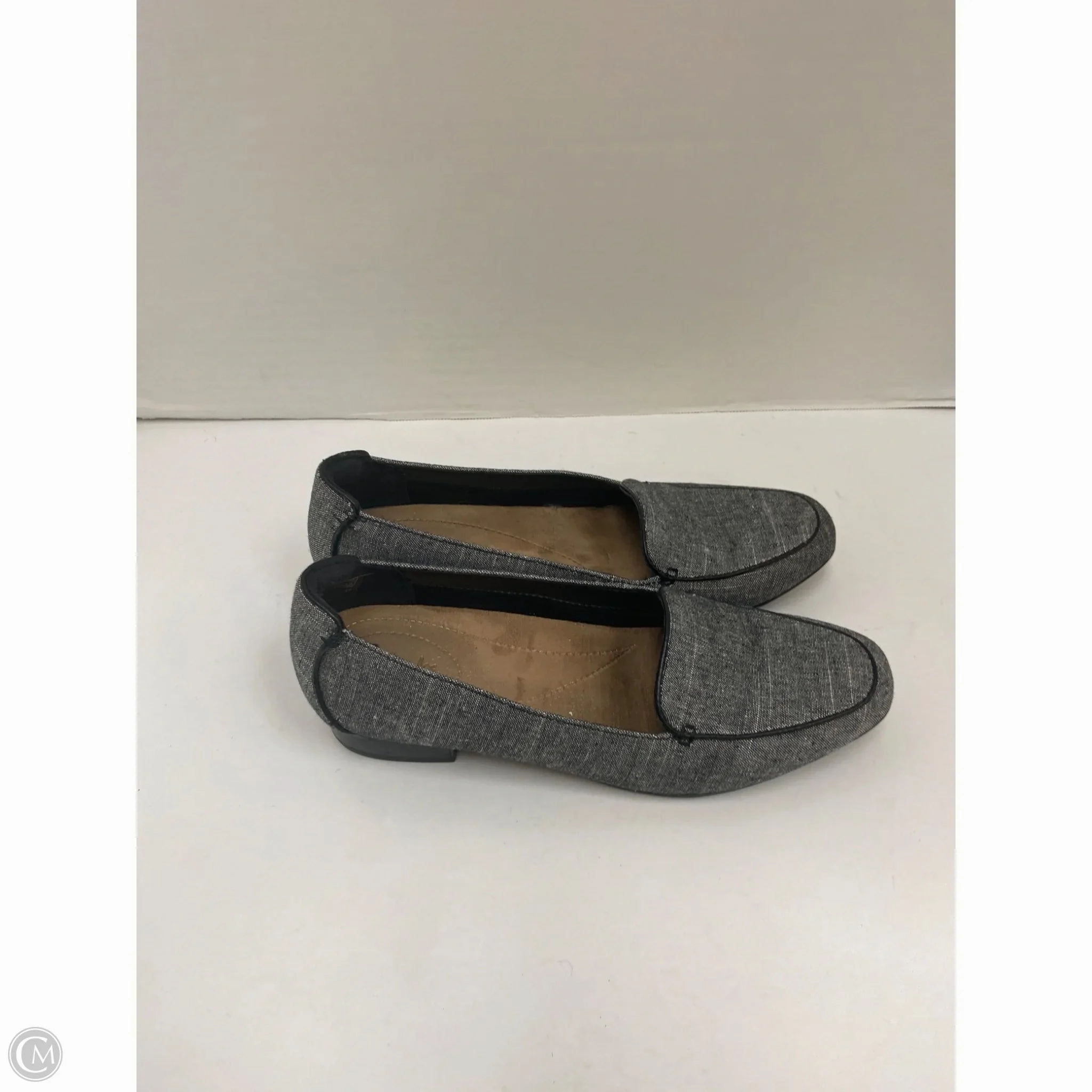 Shoes Heels Block By Clarks In Grey, Size: 7.5