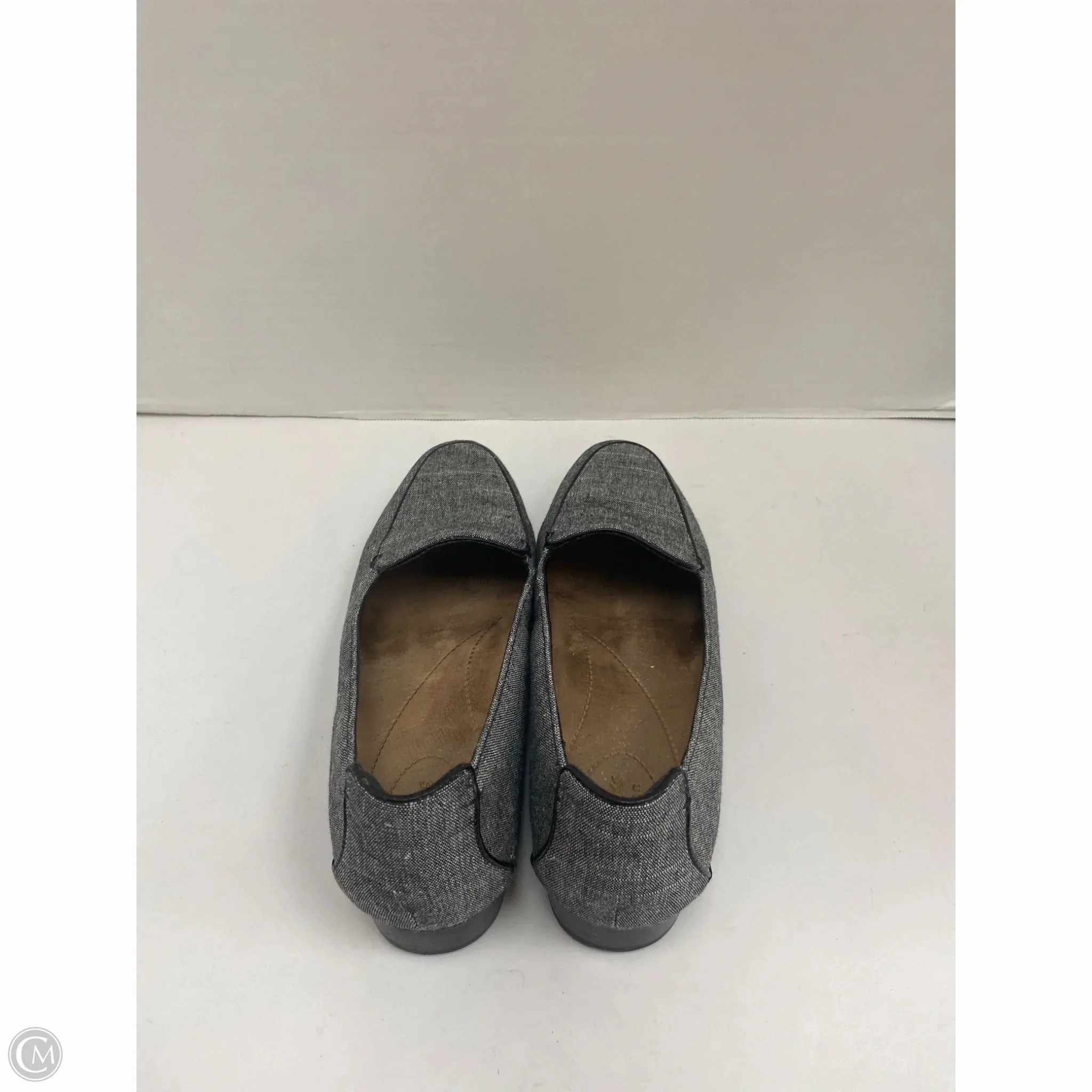 Shoes Heels Block By Clarks In Grey, Size: 7.5