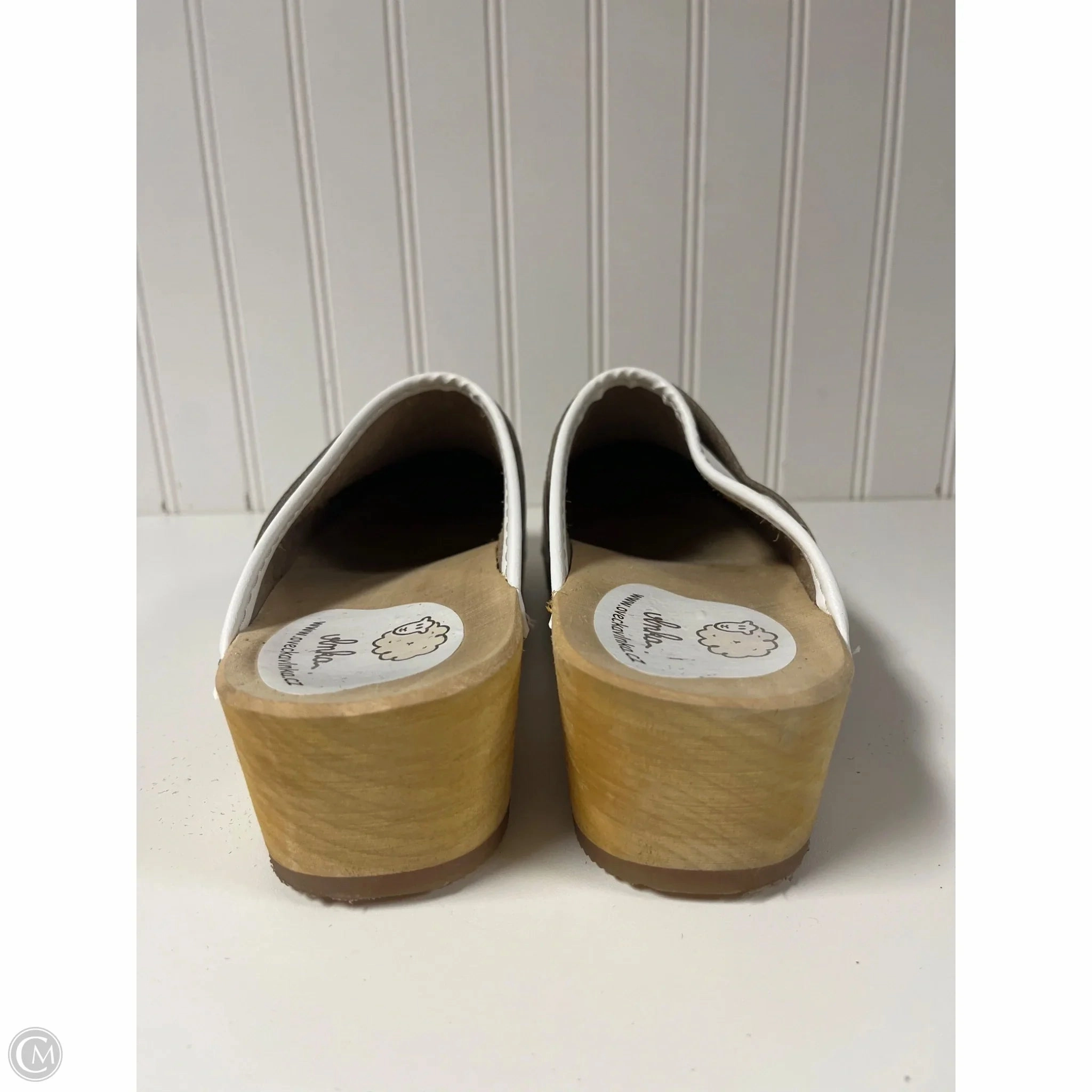 Shoes Heels Block By Clothes Mentor In White, Size: 8