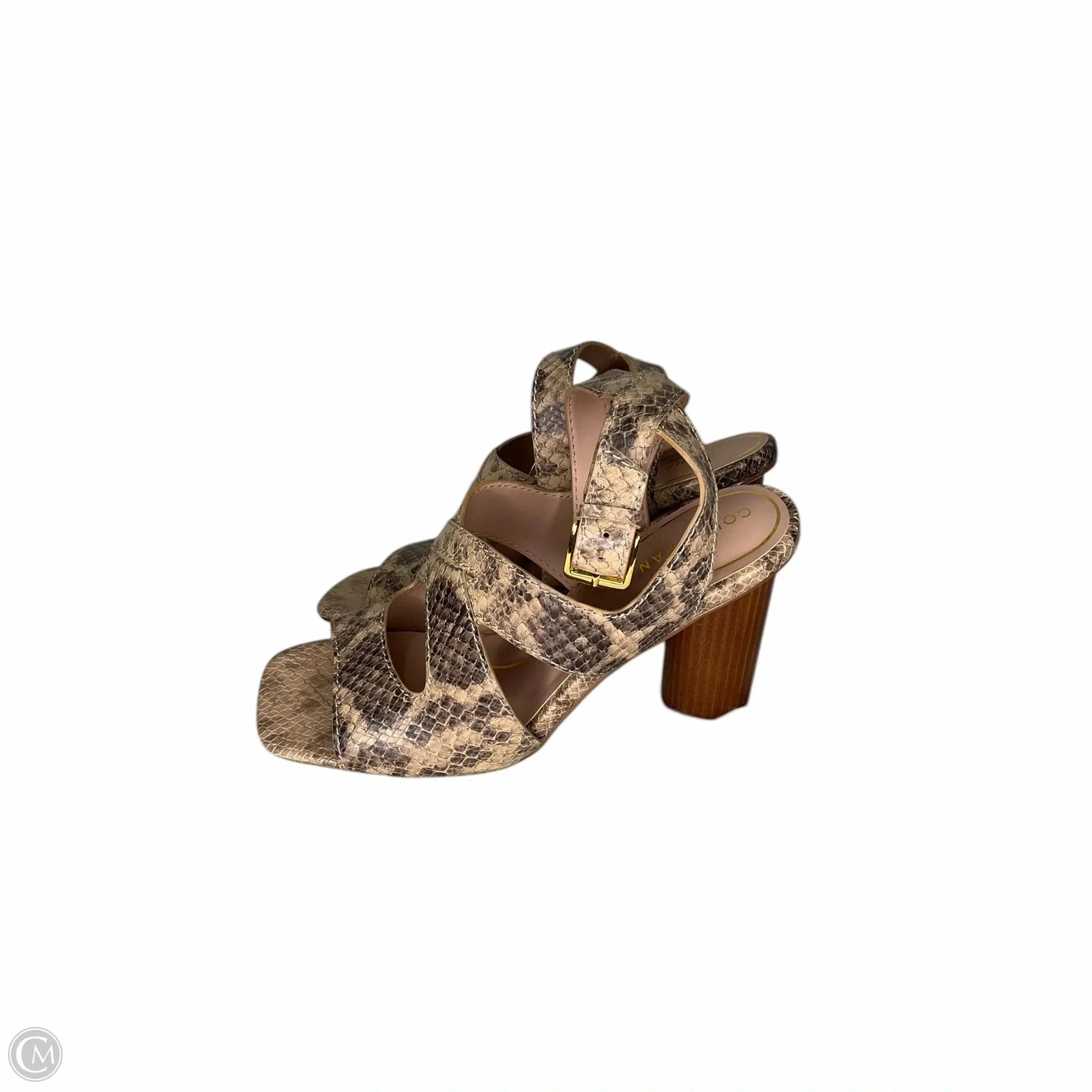 Shoes Heels Block By Cole-haan In Animal Print, Size: 9.5
