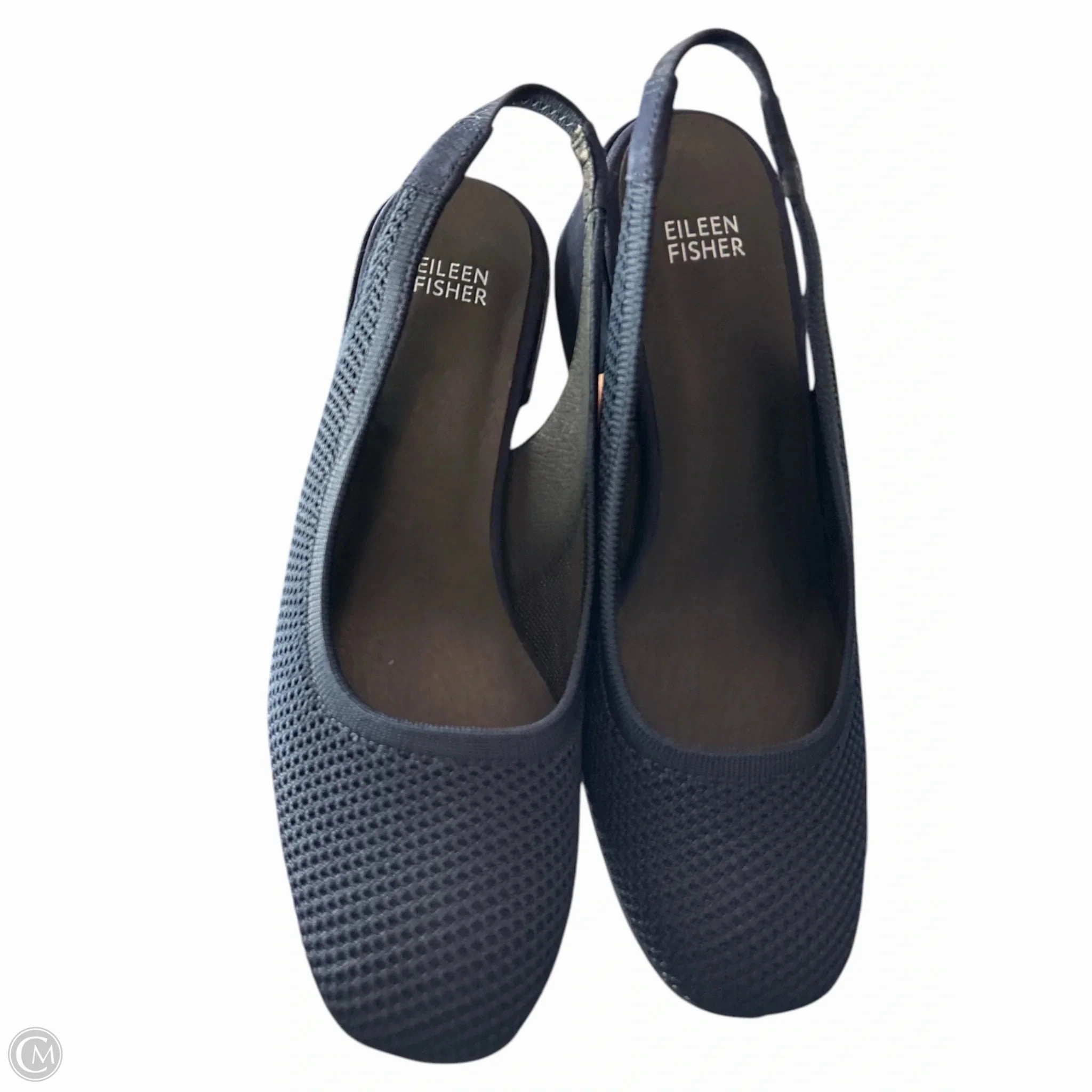 Shoes Heels Block By Eileen Fisher In Navy, Size: 9.5