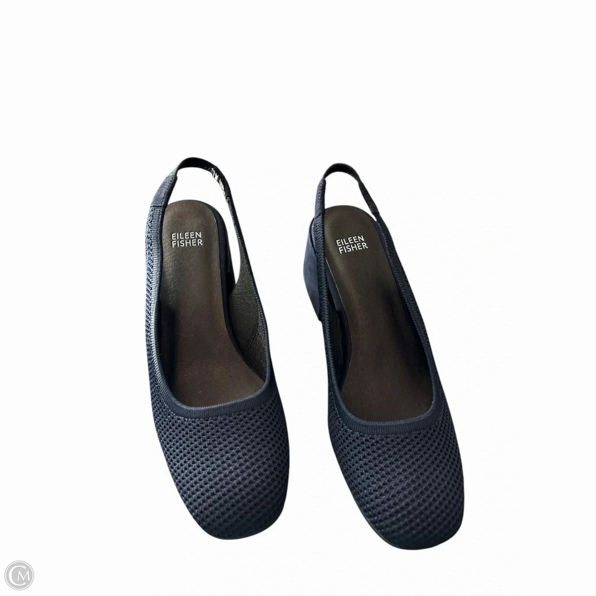 Shoes Heels Block By Eileen Fisher In Navy, Size: 9.5