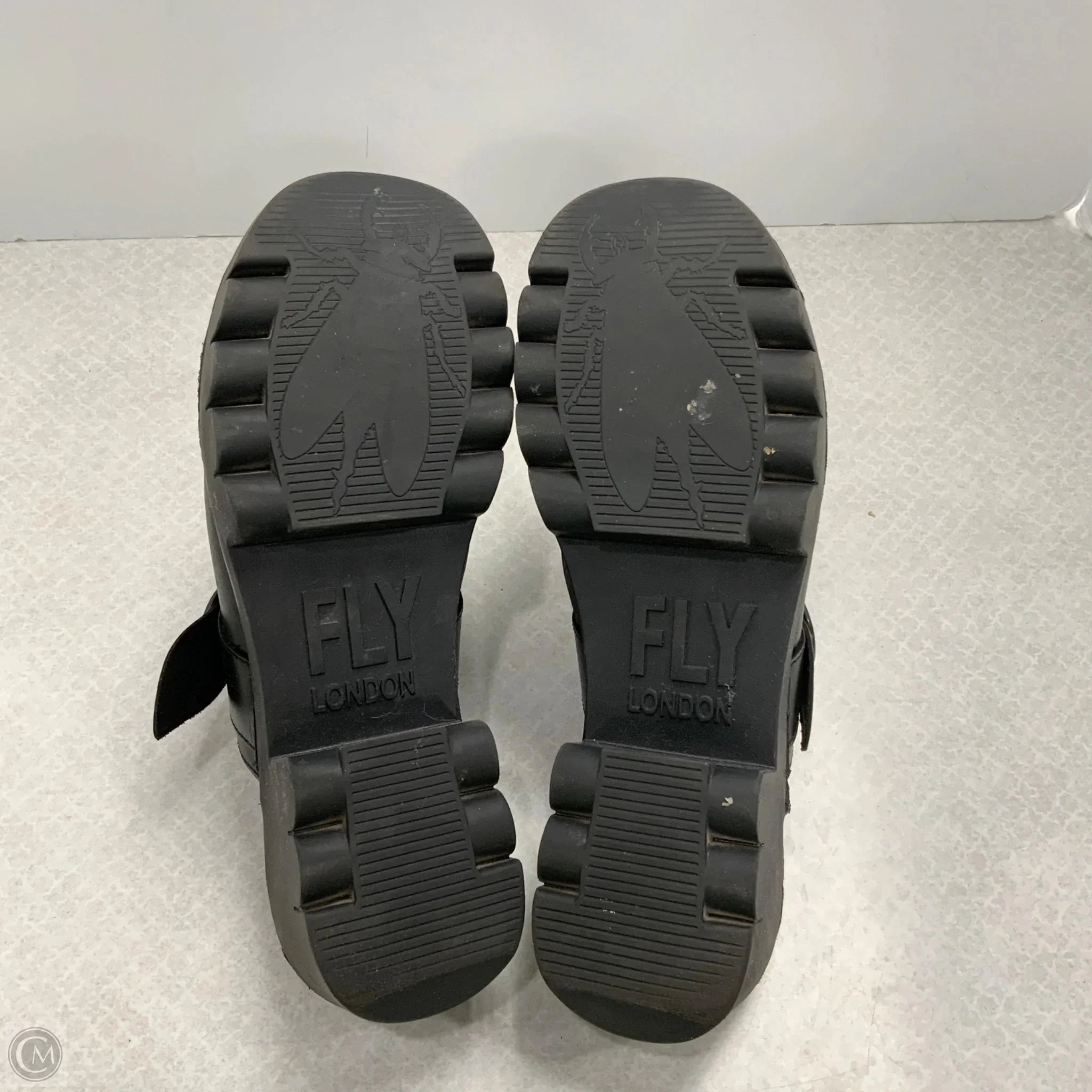 Shoes Heels Block By Fly London In Black, Size: 10