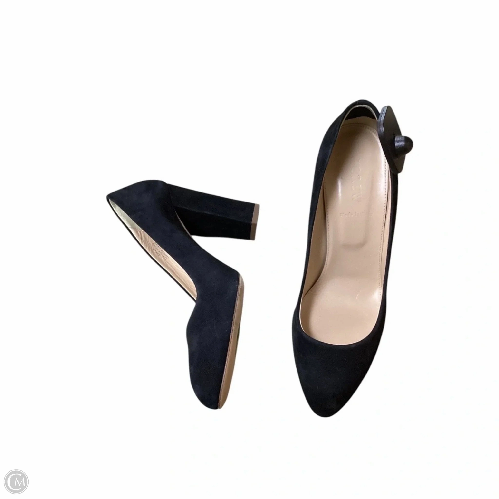 Shoes Heels Block By J. Crew In Black, Size: 8