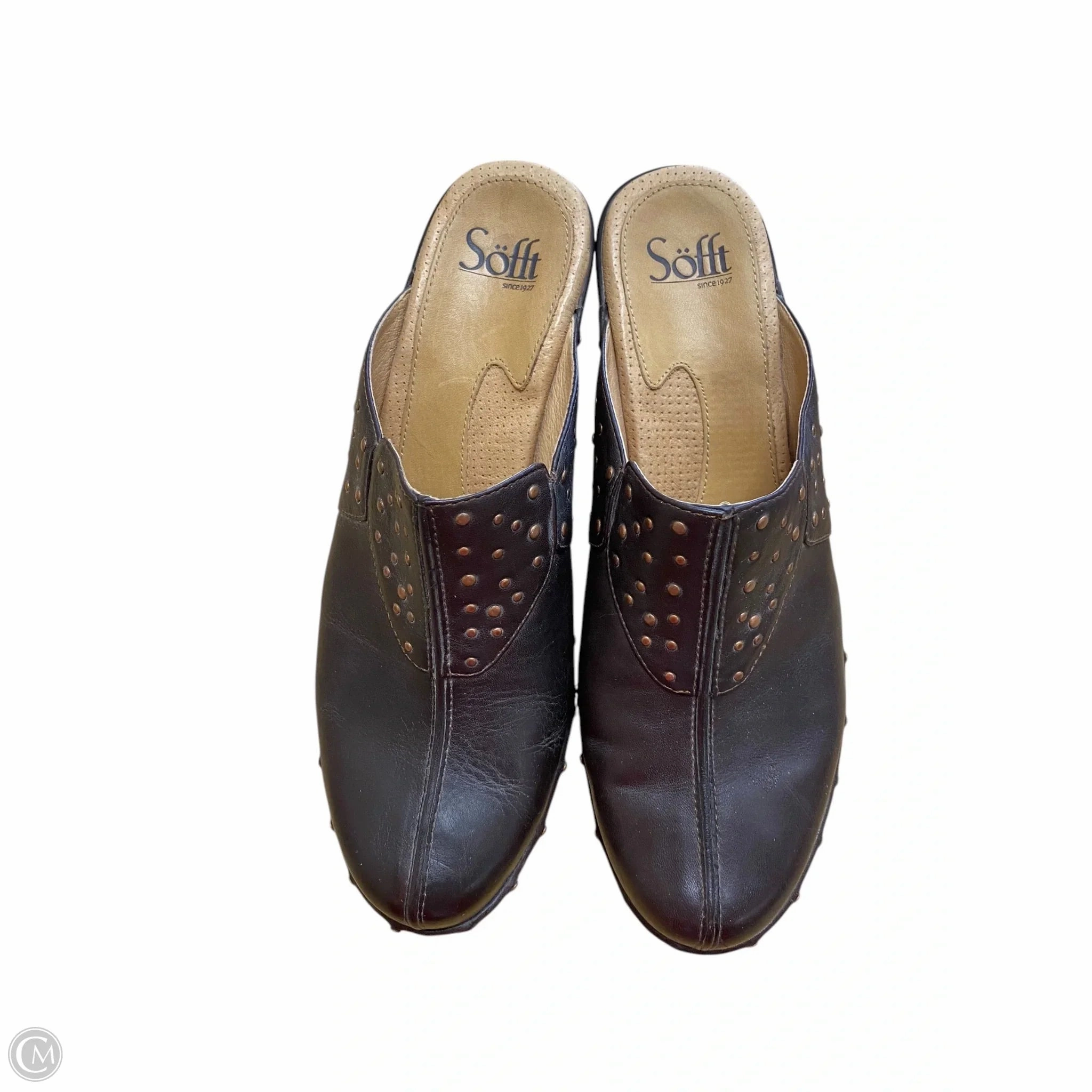 Shoes Heels Block By Sofft In Brown, Size: 9