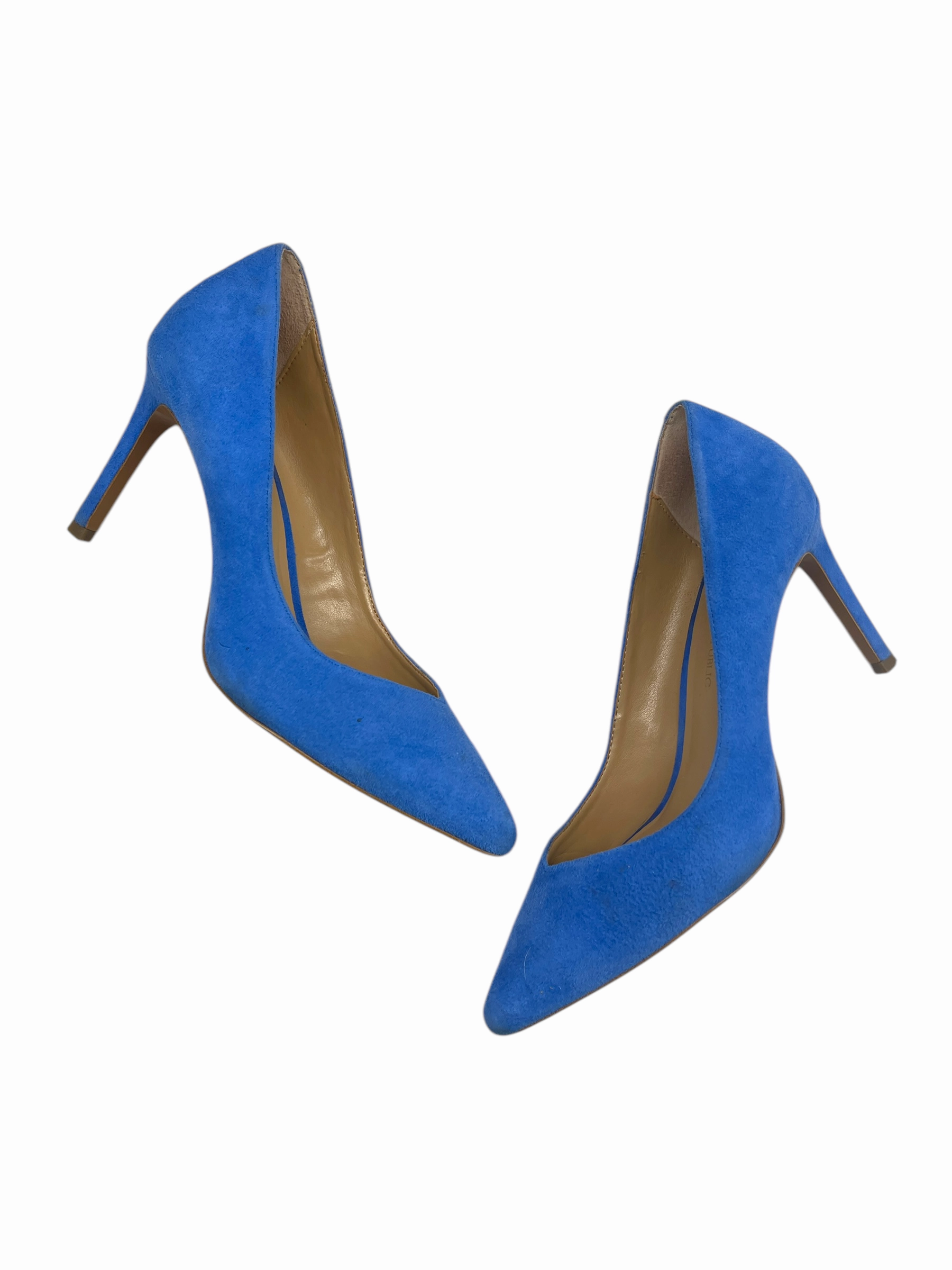 Shoes Heels Kitten By Banana Republic In Blue, Size: 6