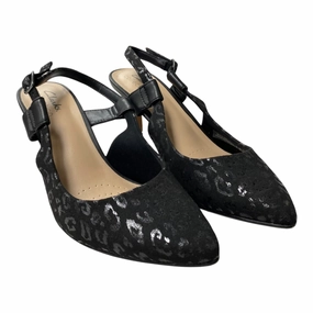 Shoes Heels Kitten By Clarks In Black, Size:7.5
