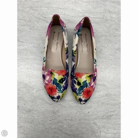 Shoes Heels Kitten By Clothes Mentor In Floral Print, Size: 7.5