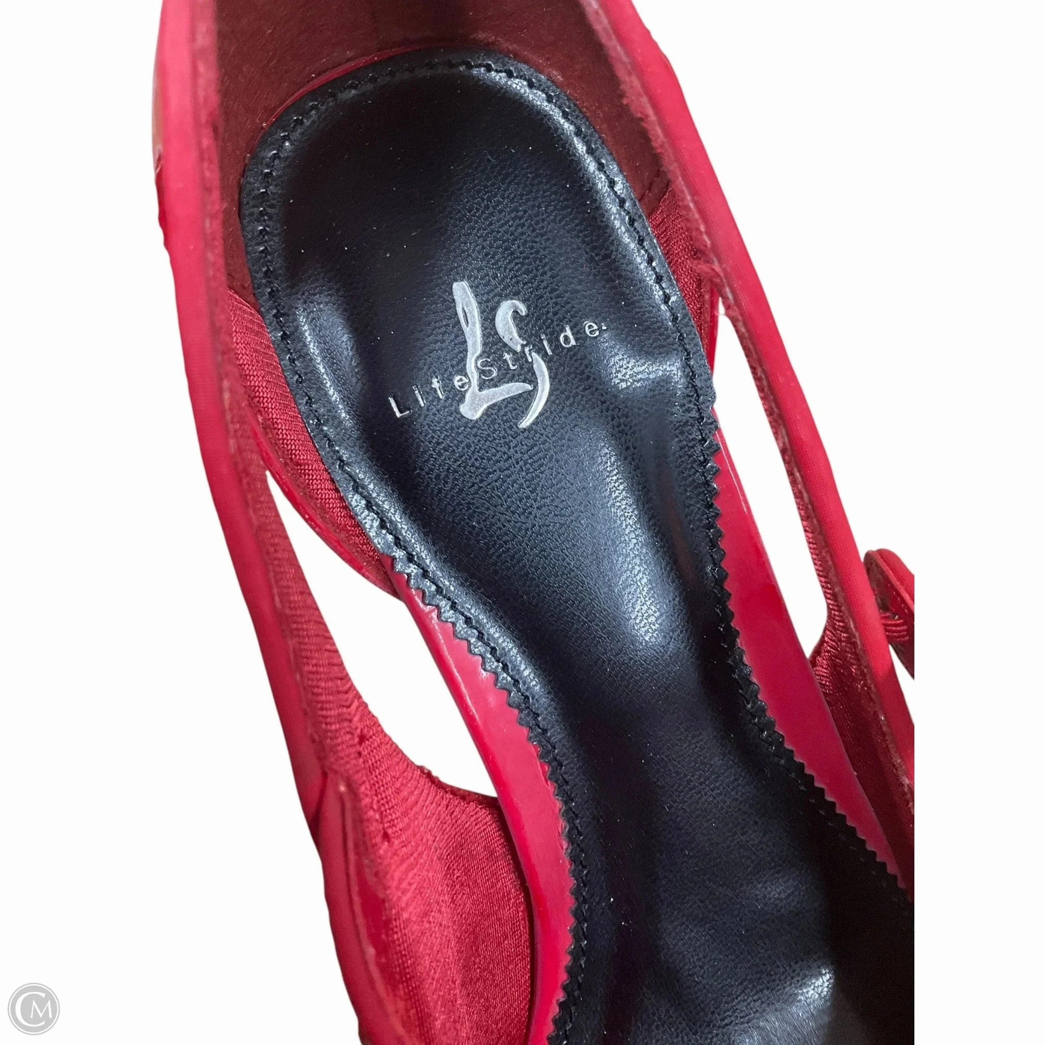 Shoes Heels Kitten By Clothes Mentor In Red, Size: 6