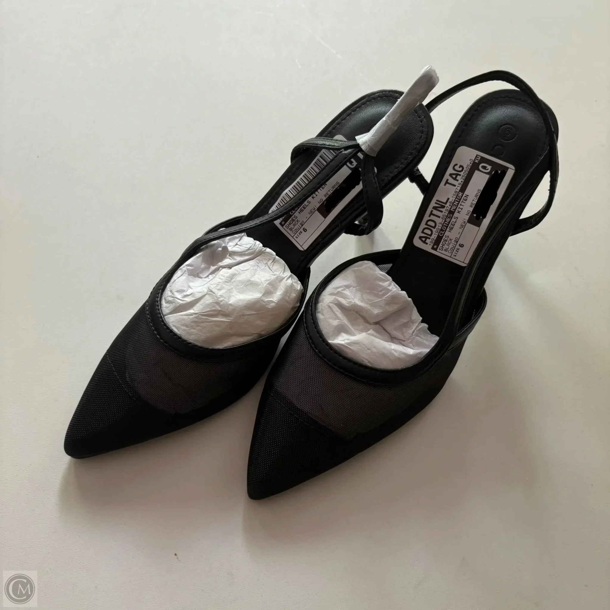 Shoes Heels Kitten By Couigo In Black, Size: 6