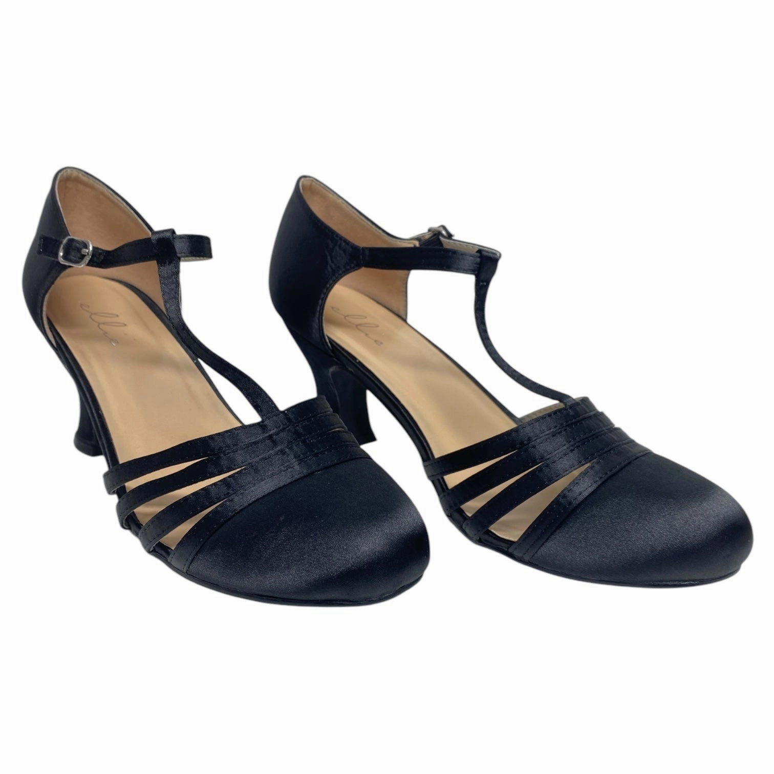 Shoes Heels Kitten By Ellie In Black, Size: 9